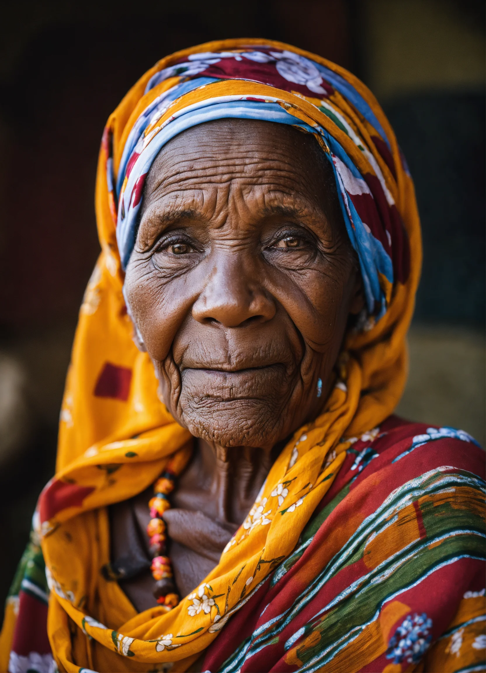 Lexica - An African old women (just a passport image ) of almost 80 ...