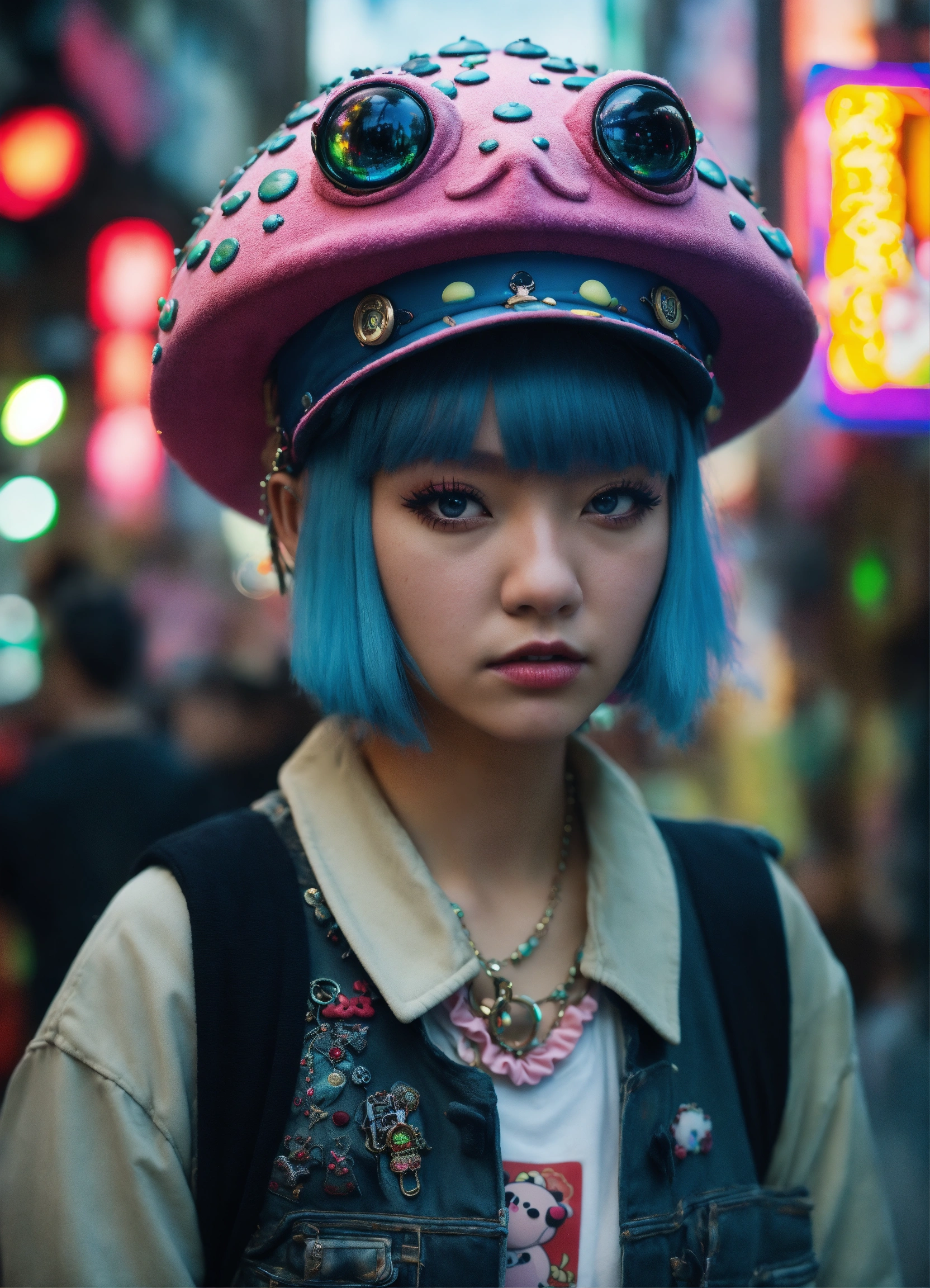 Lexica - A toad Gothic punk style in harajuku fashion in a slice of ...