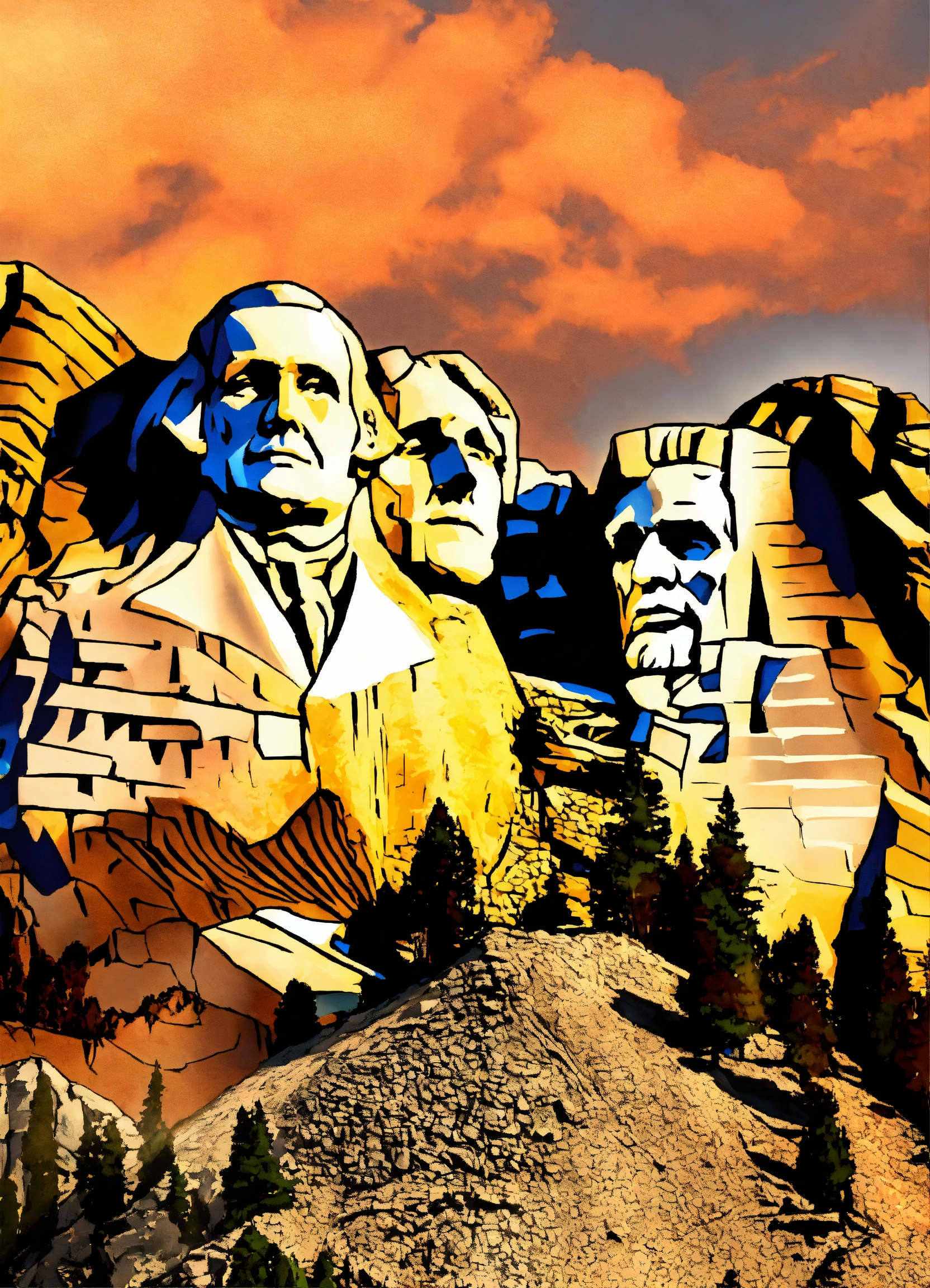 Lexica - Washington, Jefferson, Lincoln, Reagan faces carved onto Mt ...