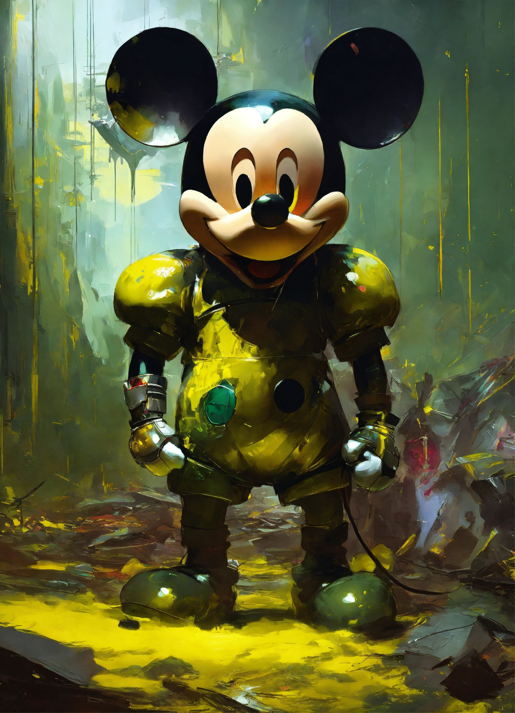 Lexica - Mickey Mouse Unreal engine 7, Darkfantasy, Mystical colored ...