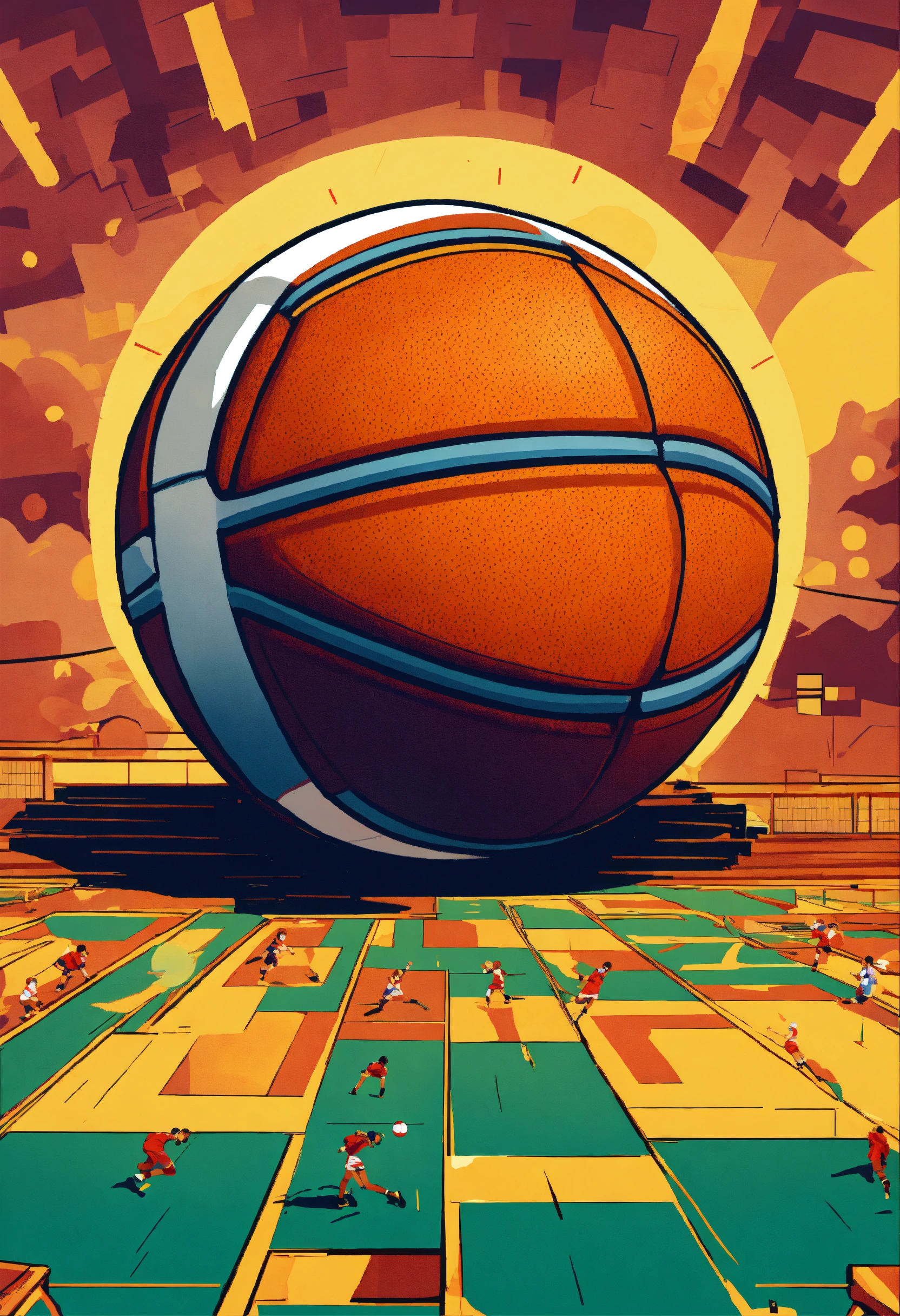 Lexica - Game ball illustration