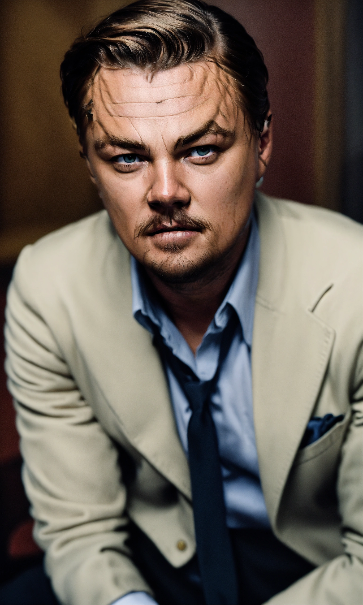 Lexica - In this compelling image, we see Leonardo DiCaprio, the iconic ...