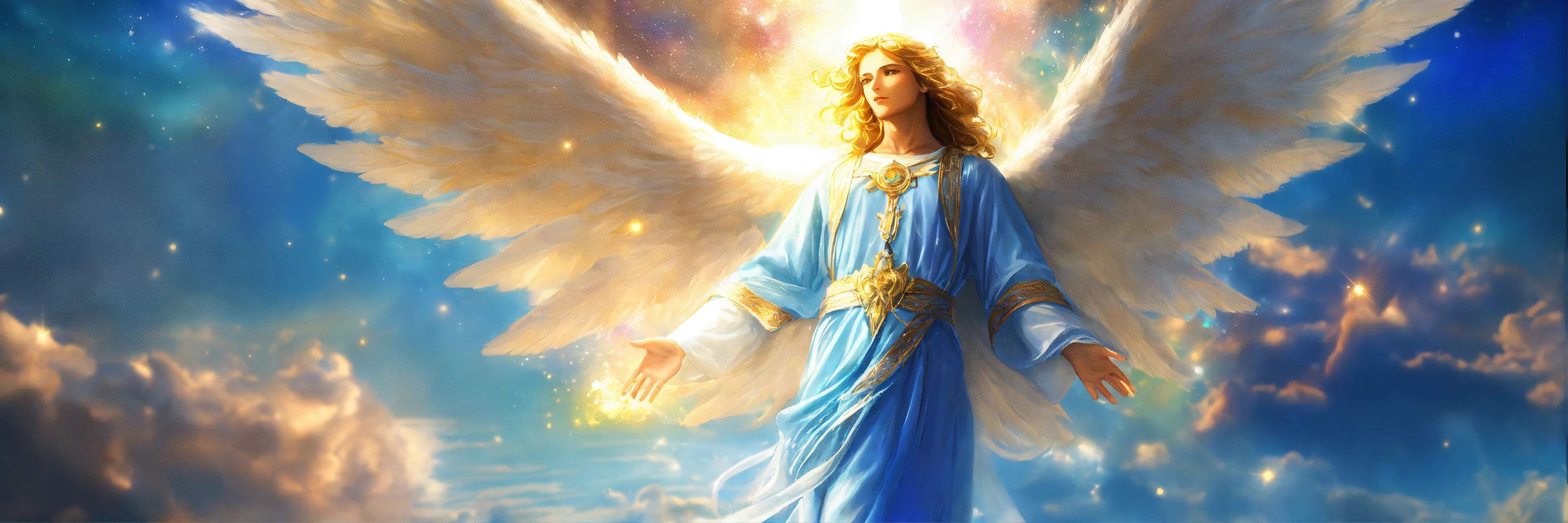Lexica - Angel moving up beautiful uplifting spiritual visionary scene ...