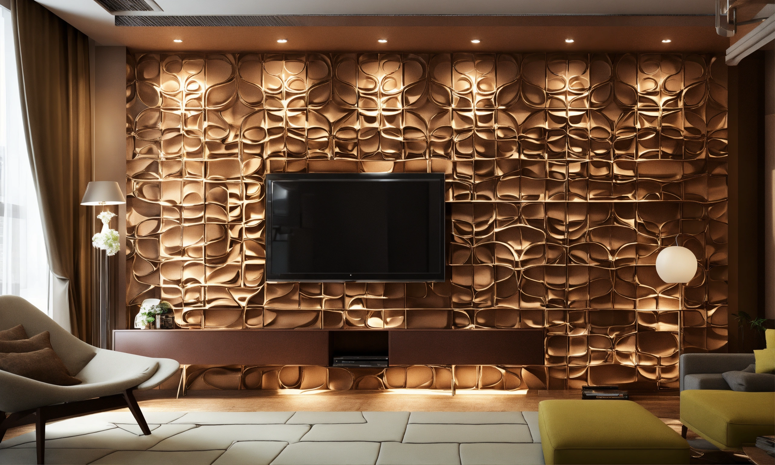 Lexica - 3D walls modern interior design