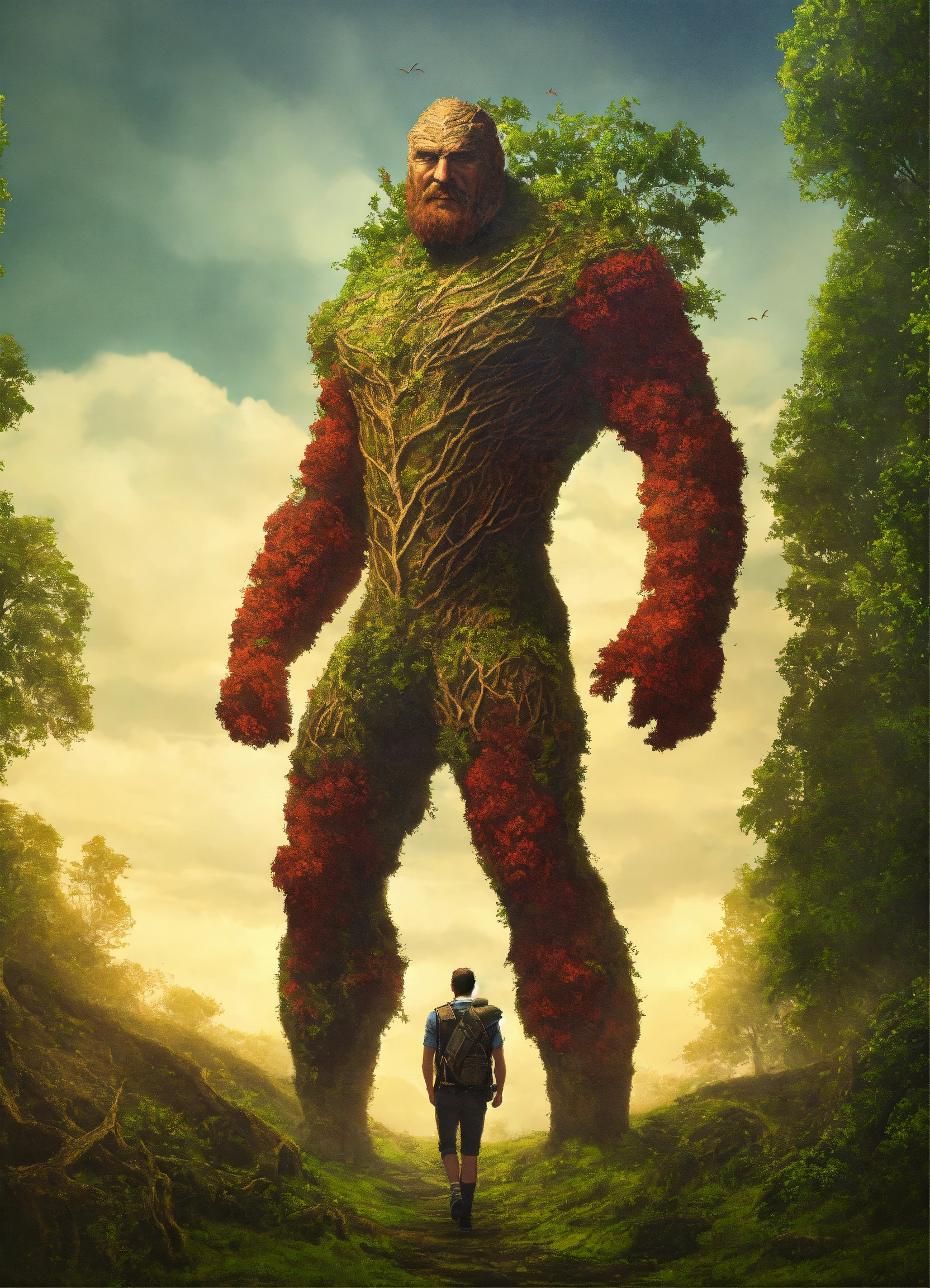 Lexica - Giant man with tree skin