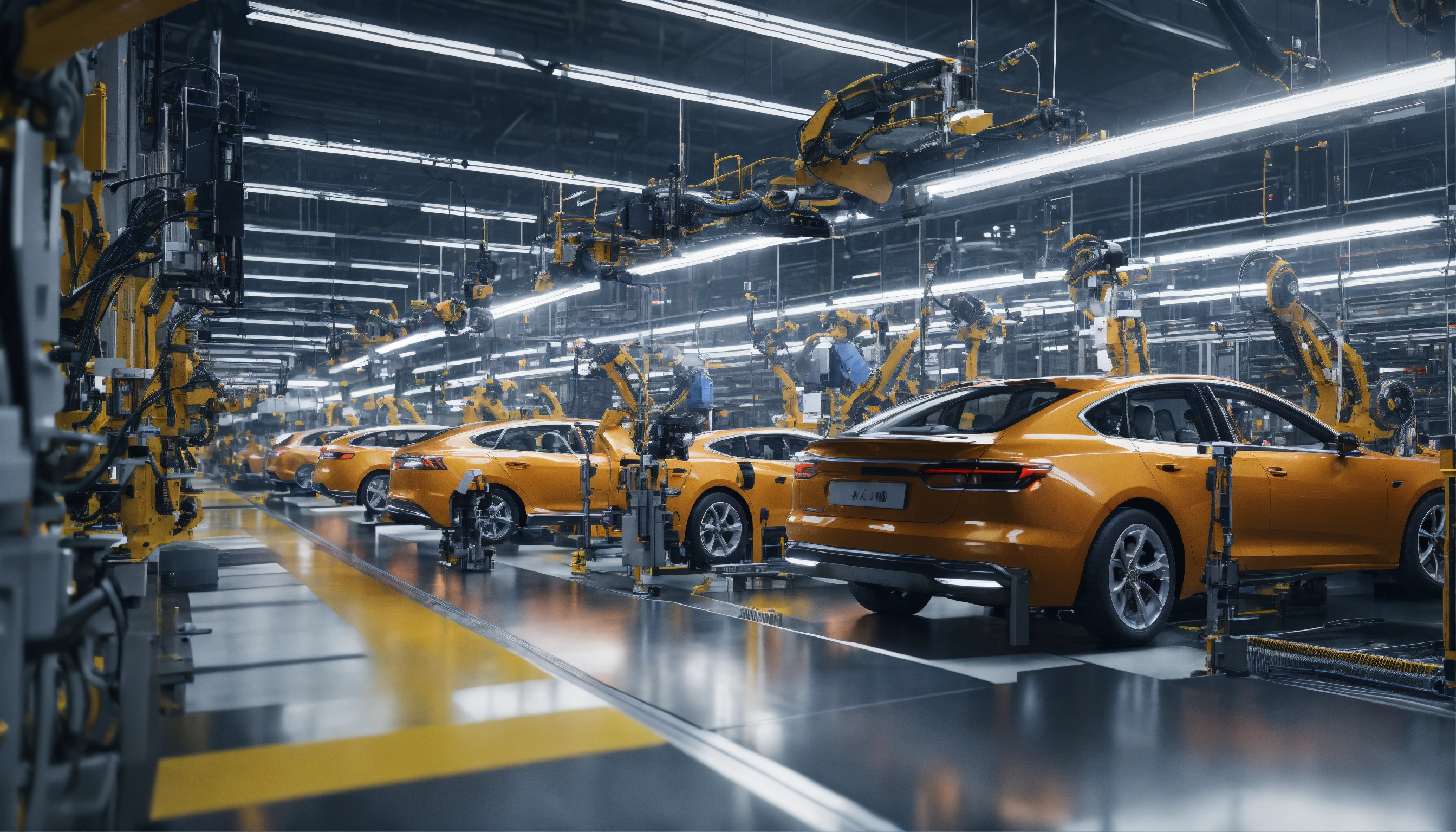 Lexica - Automobile assembly line in perspective, robotics in car ...