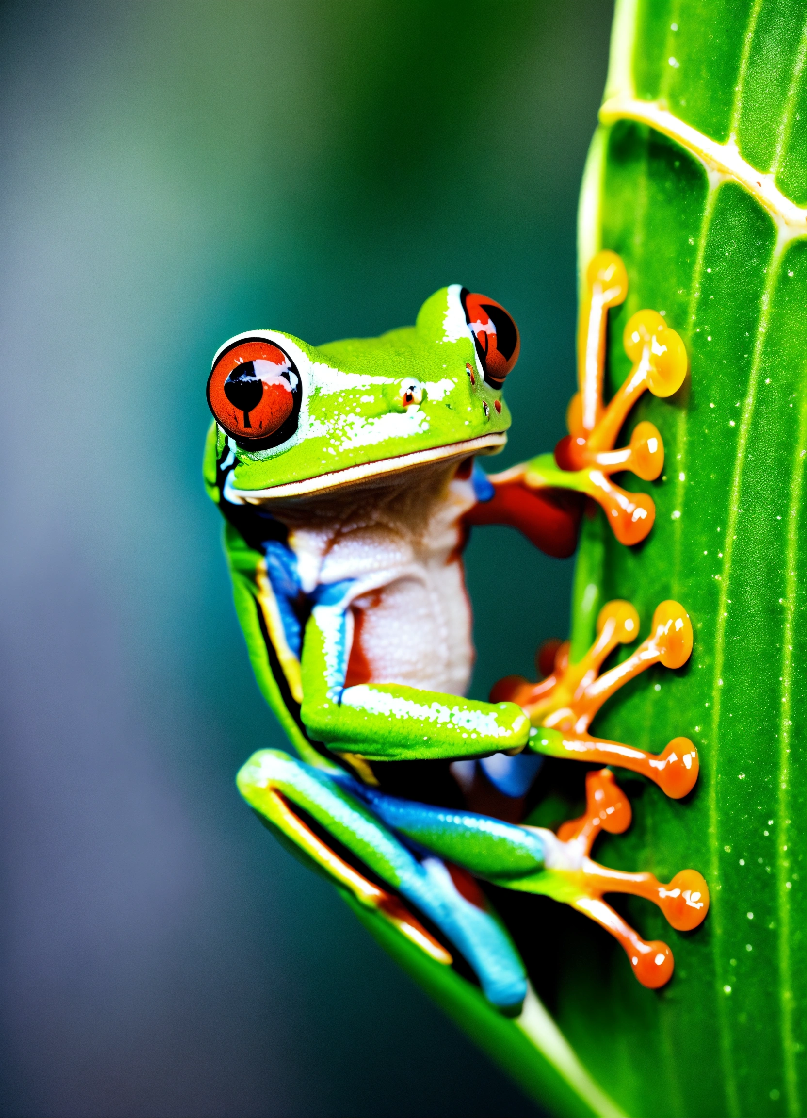 Lexica - Red eyed tree frog muscular