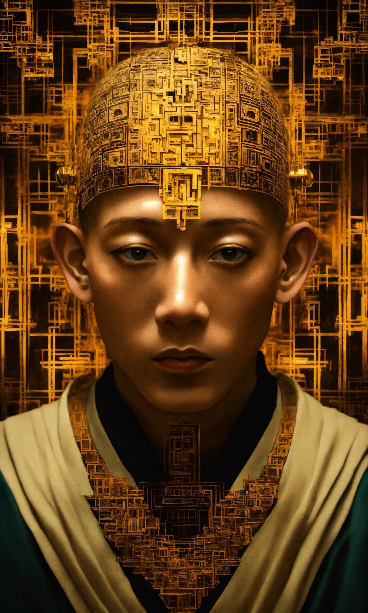 Lexica - Face Taoist christian monk tesseract hypercube fractal monk ...