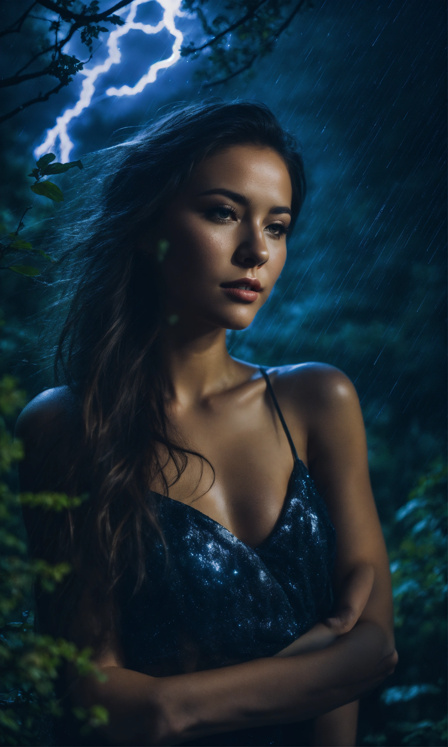 Lexica - A photographic image close-up of a beautiful woman in a ...