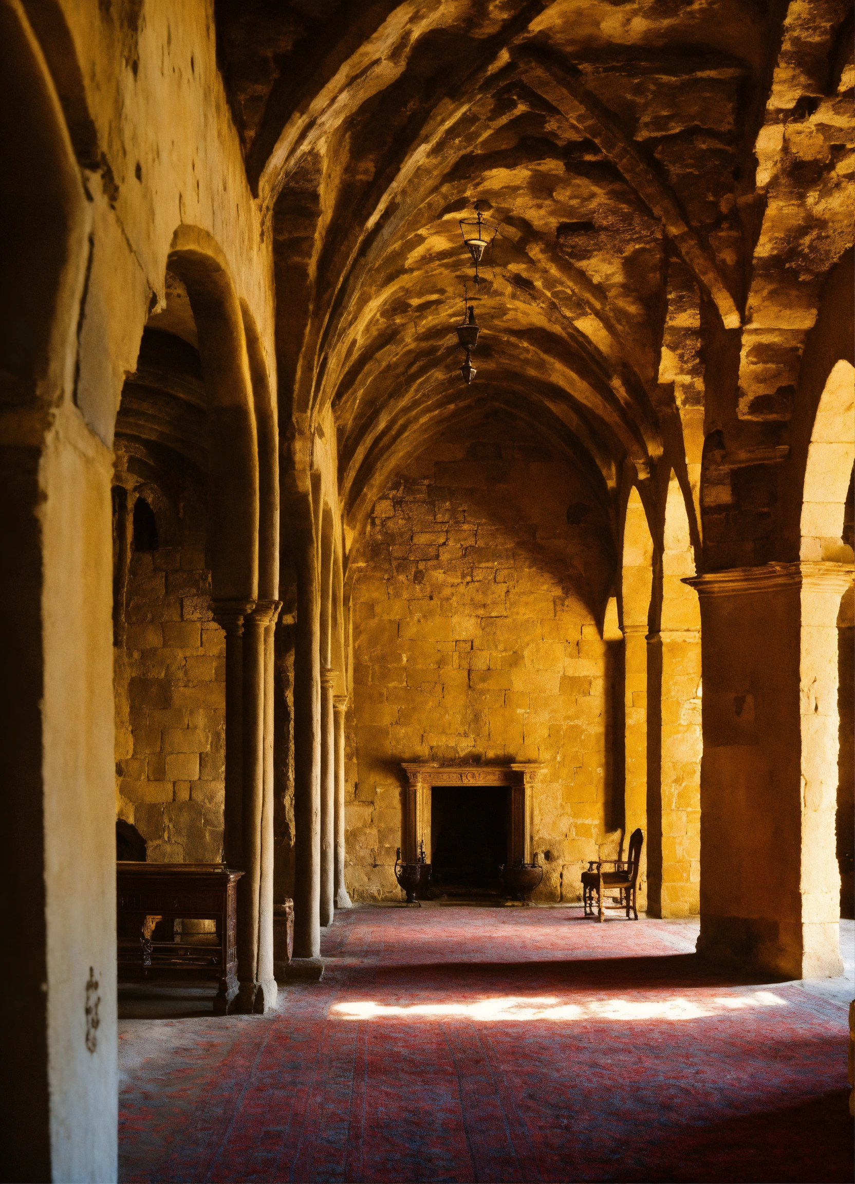 Lexica - Inside an old castle.