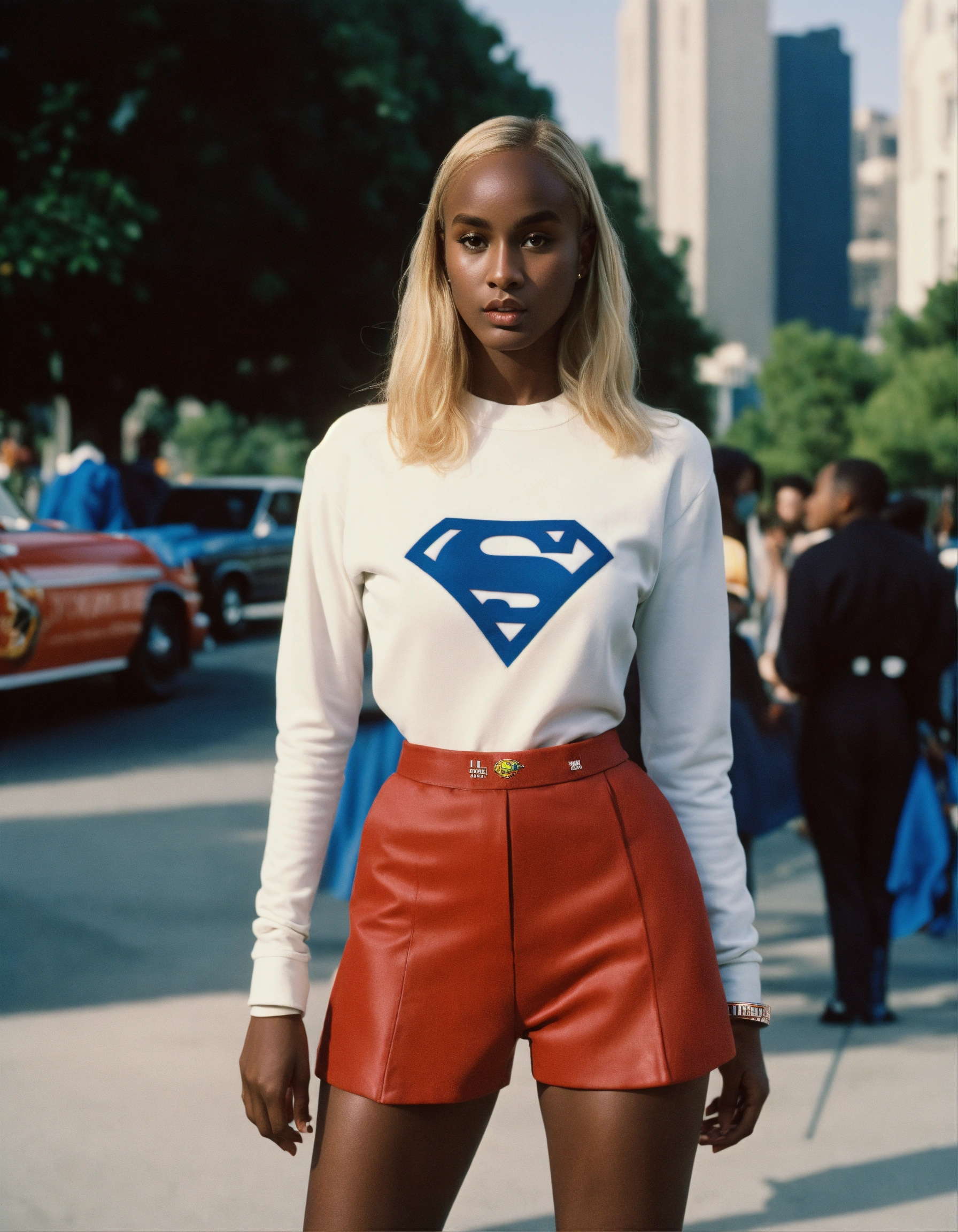 Lexica - 1990s Supergirl, model, 8k resolution, hyper realistic, day ...