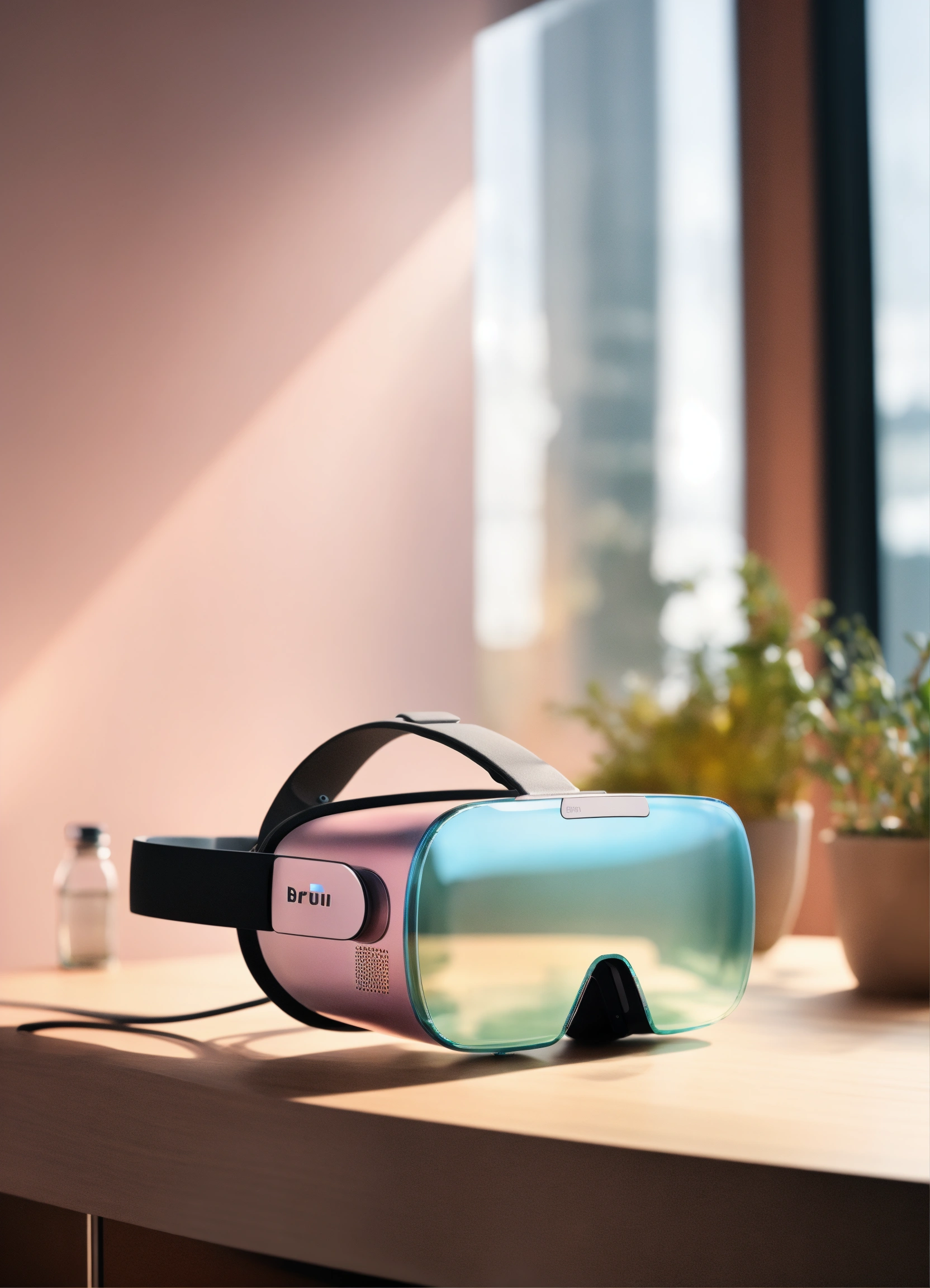 Lexica - A stunning, minimalist, thin, pastel translucent glass VR ...