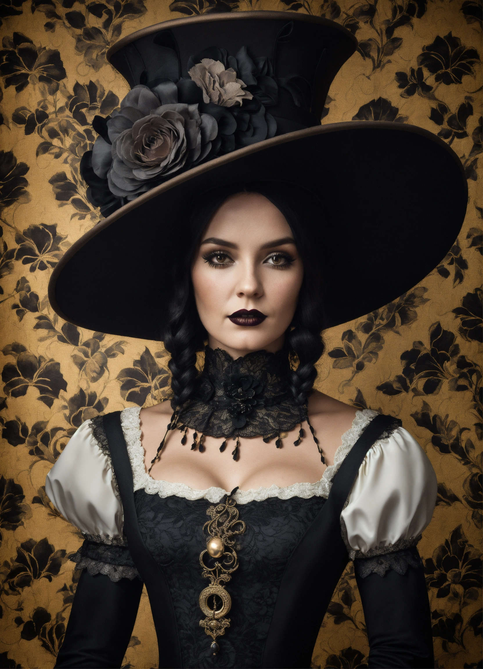 Lexica - Elaborate Gothic Wednesday Adams queen of spades aged 39 years ...
