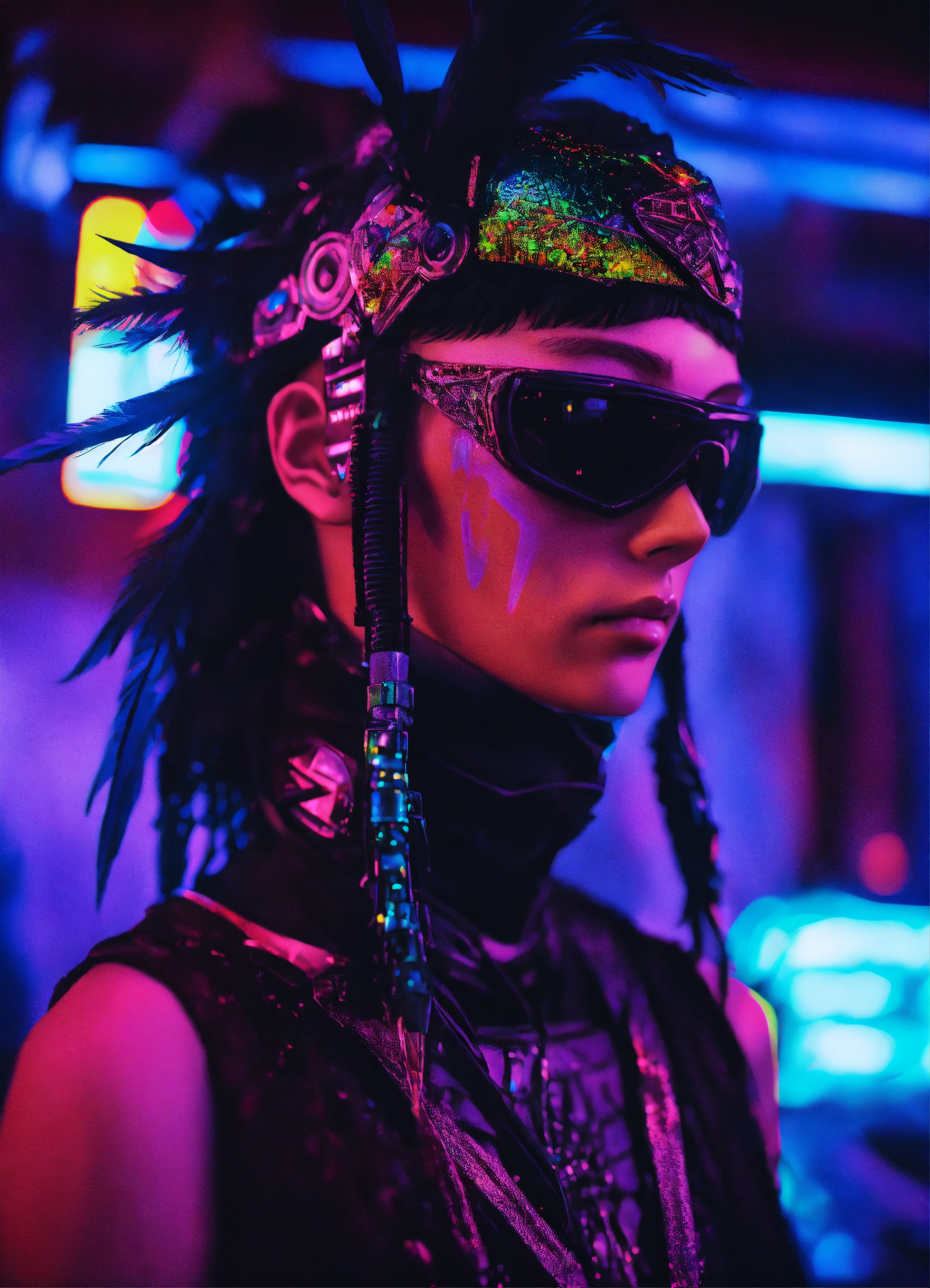 Lexica Photorealistic 3D portrait Ninja Space Alien in Colorado