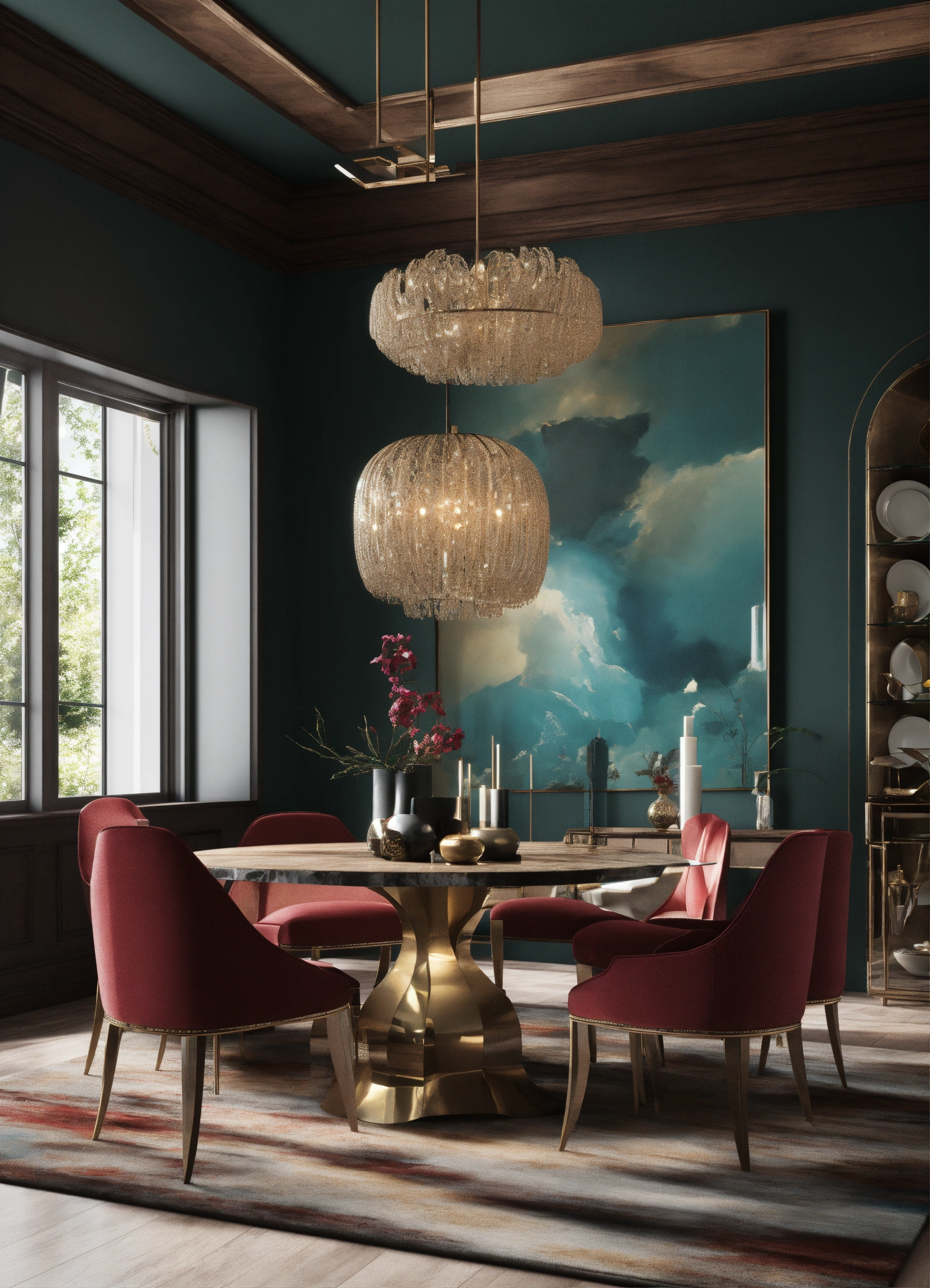 Lexica - Design tAble dining room 3d art