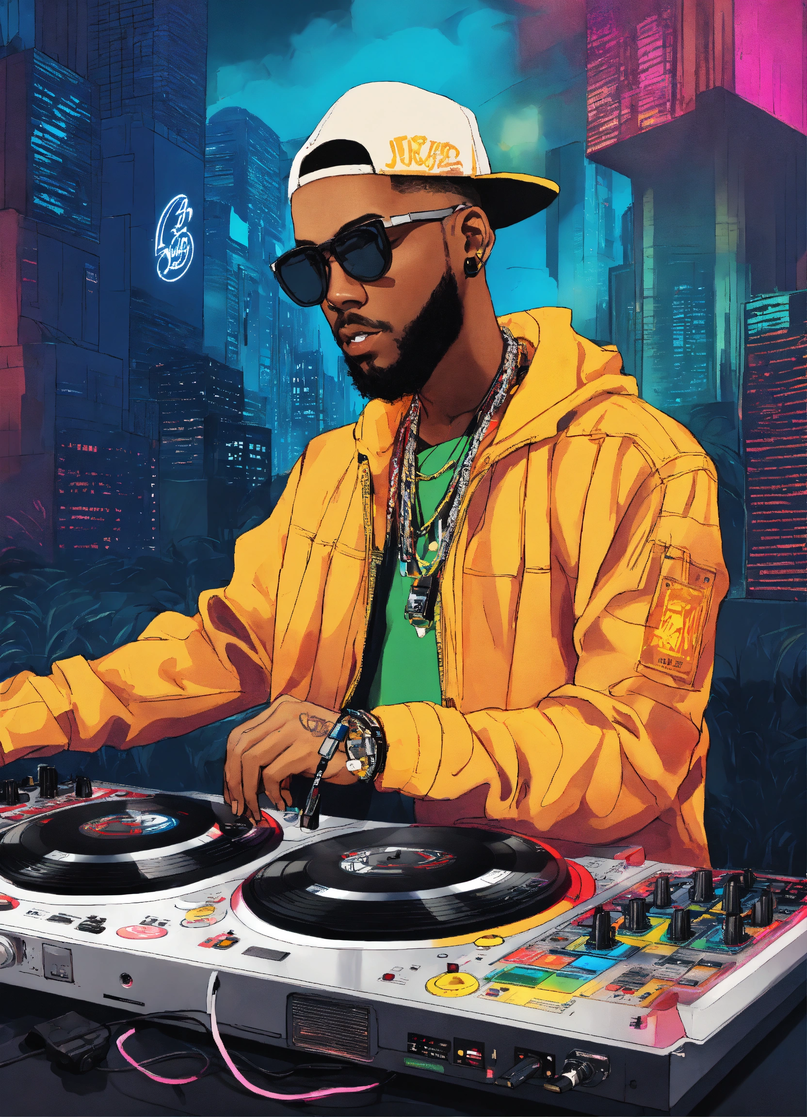 Lexica - Album cover for DJ who focuses on hip-hop music