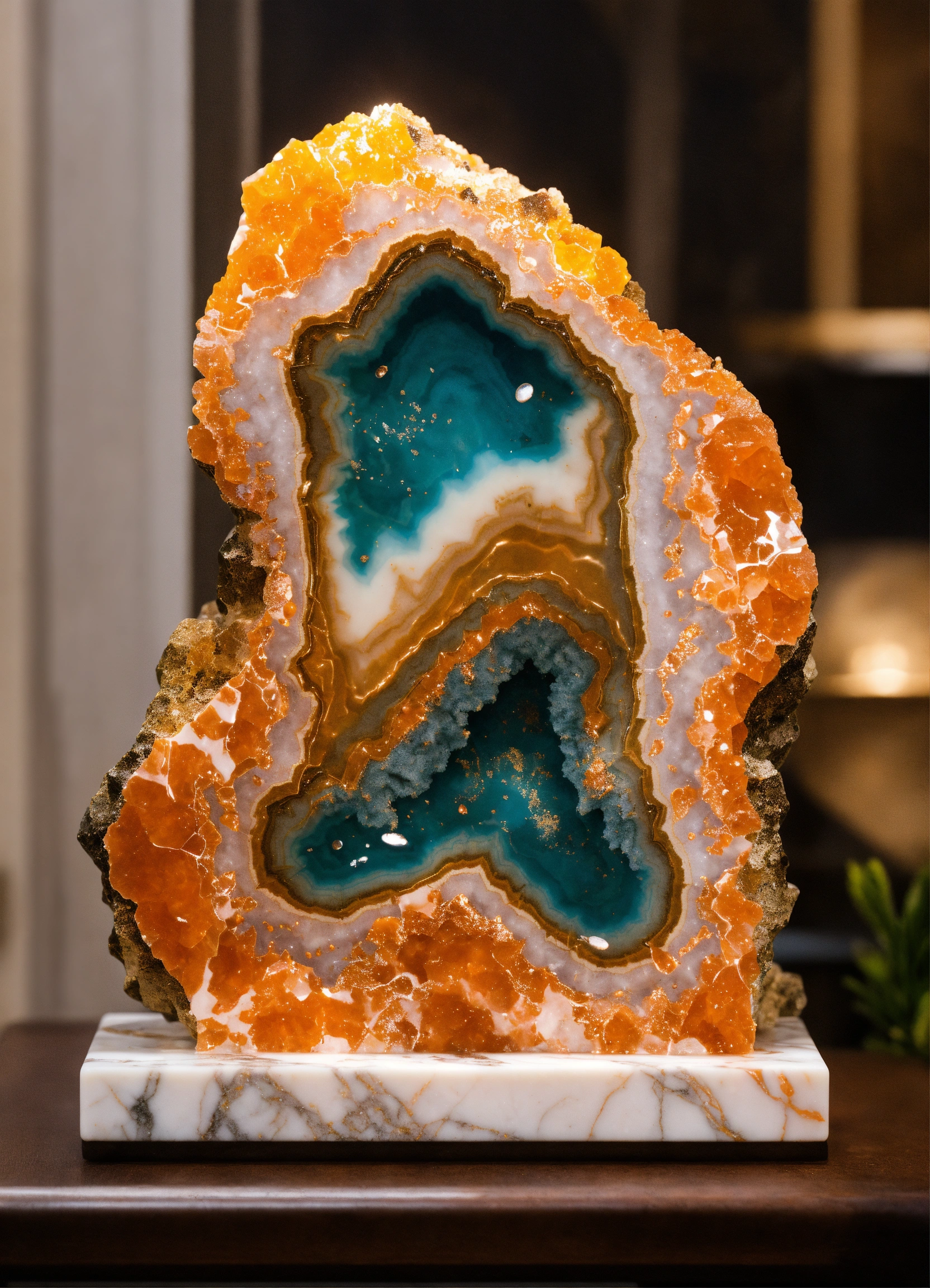 Lexica - Marble geode, splash, 16k