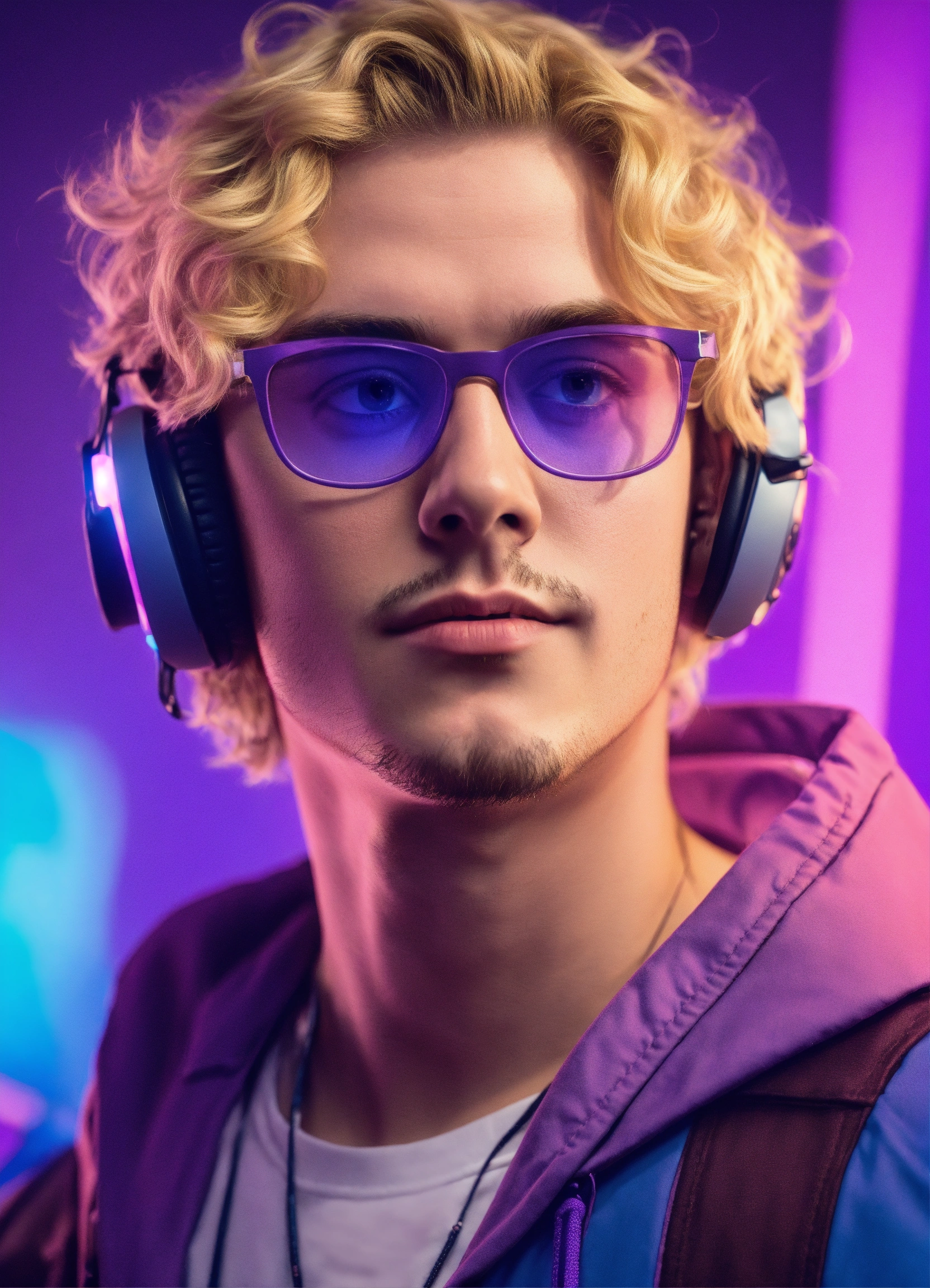 Lexica - A male gaming streamer with blonde hair and no facial hair ...