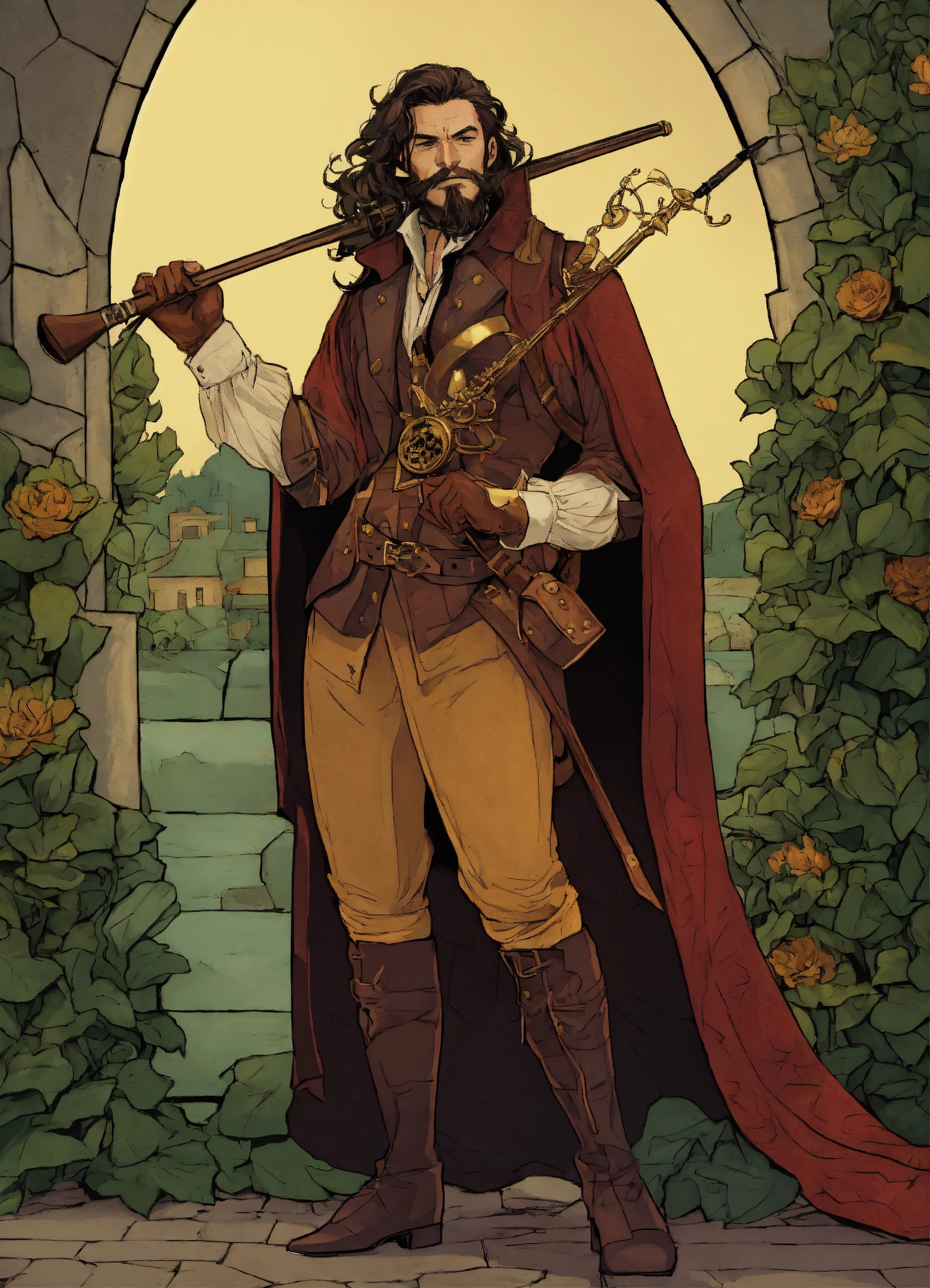 Lexica - A sinister bard, graphic novel art
