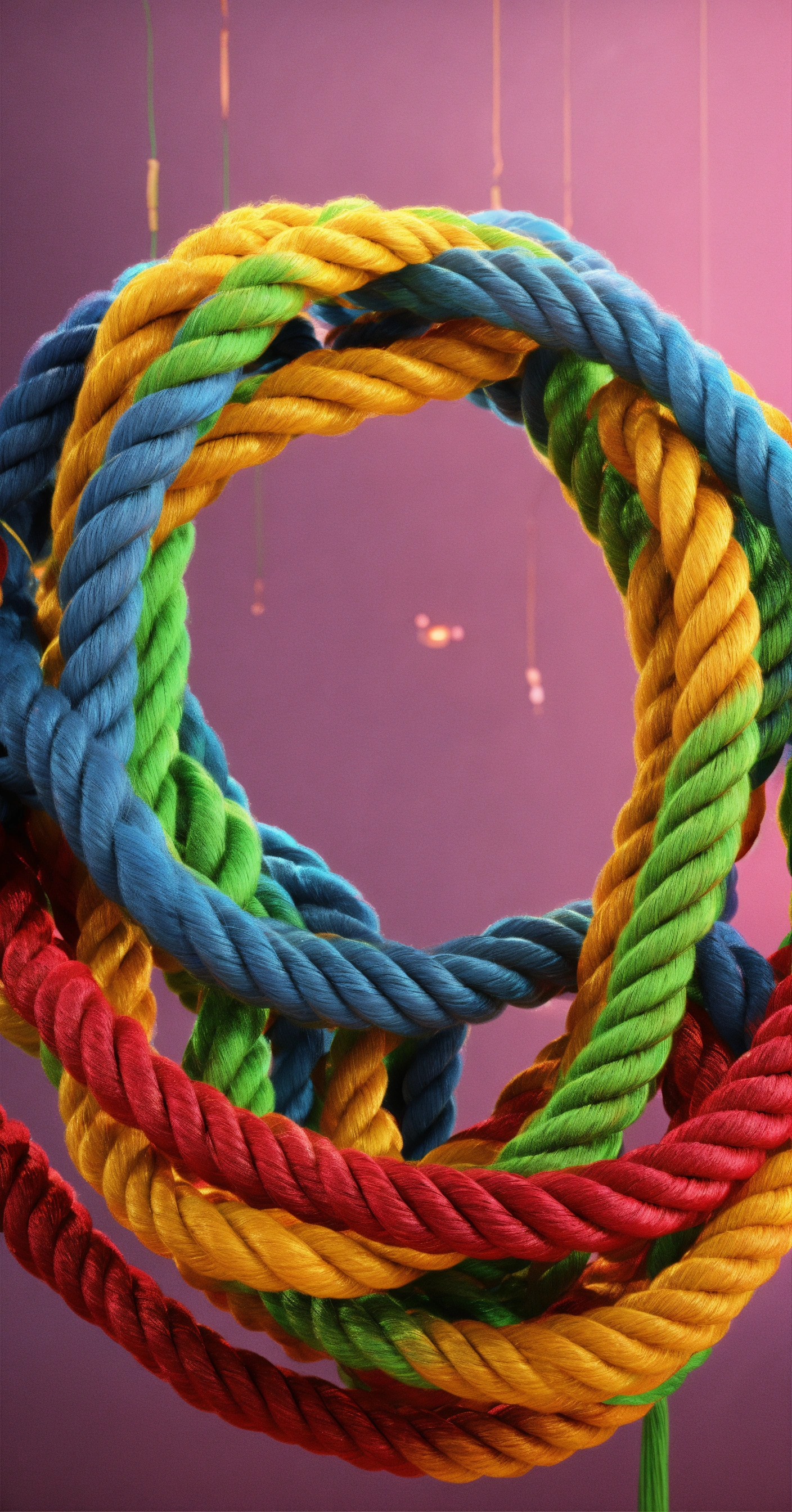 Lexica - Rope cartoon, 3D render, sorf color, lighting, fullcolor