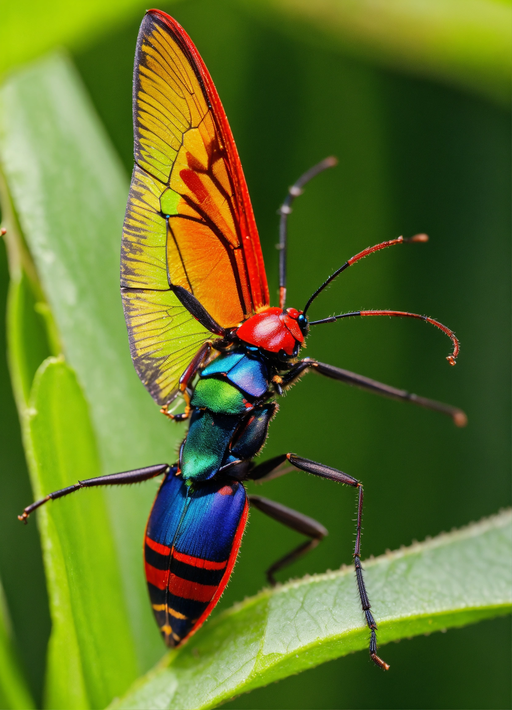 Lexica - A colorful bug with wings.