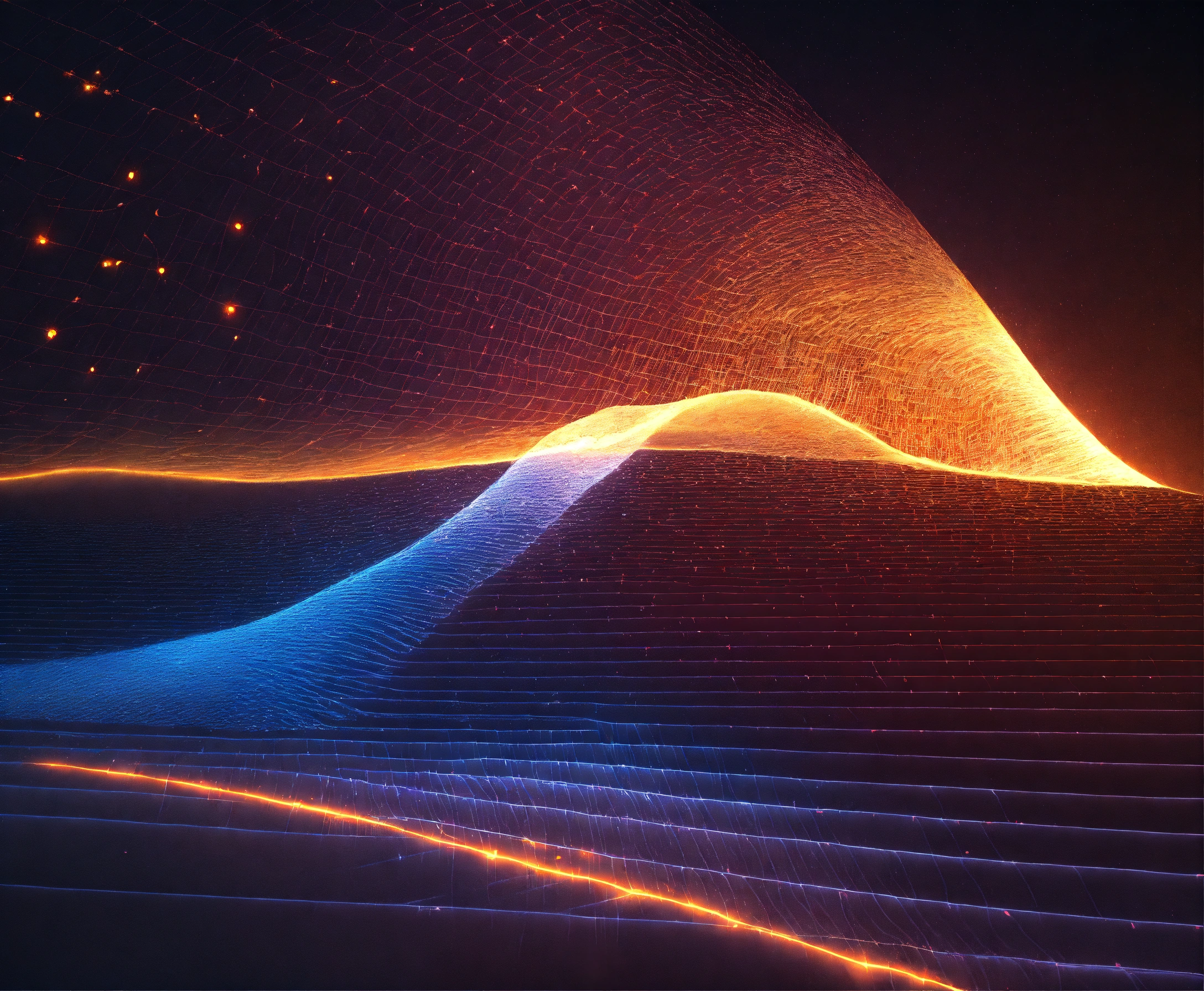 Lexica - Create an illustration of light wave as a particle. a diagram.