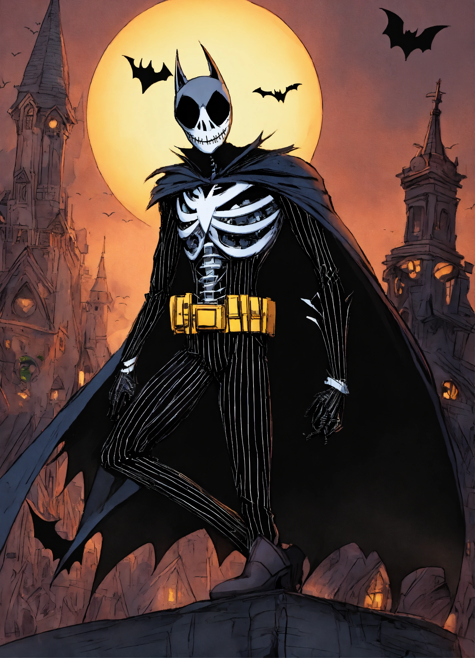 Lexica - Jack Skellington as DCs Batman