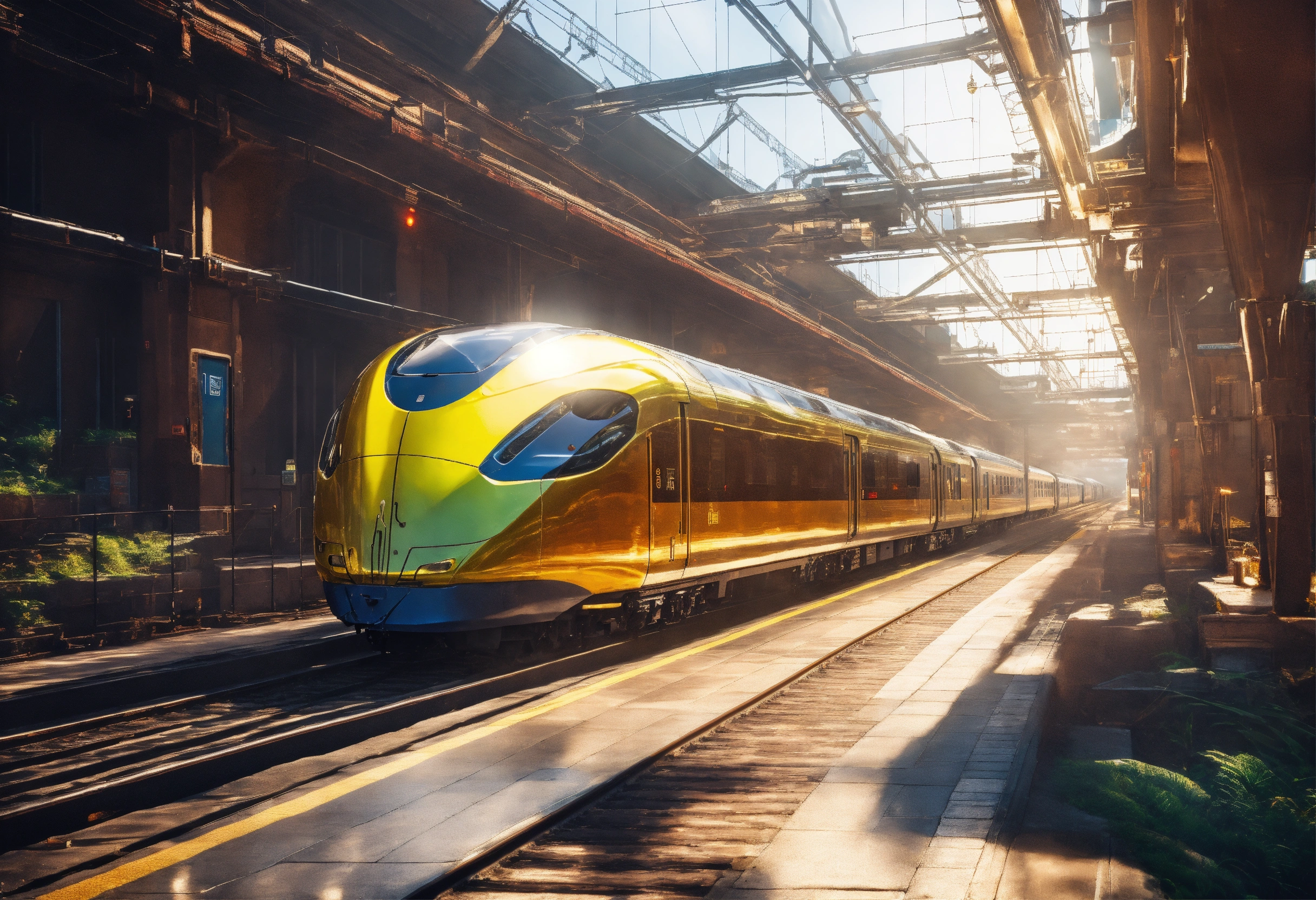 Lexica - Shining train of the future , 8k , masterpiece