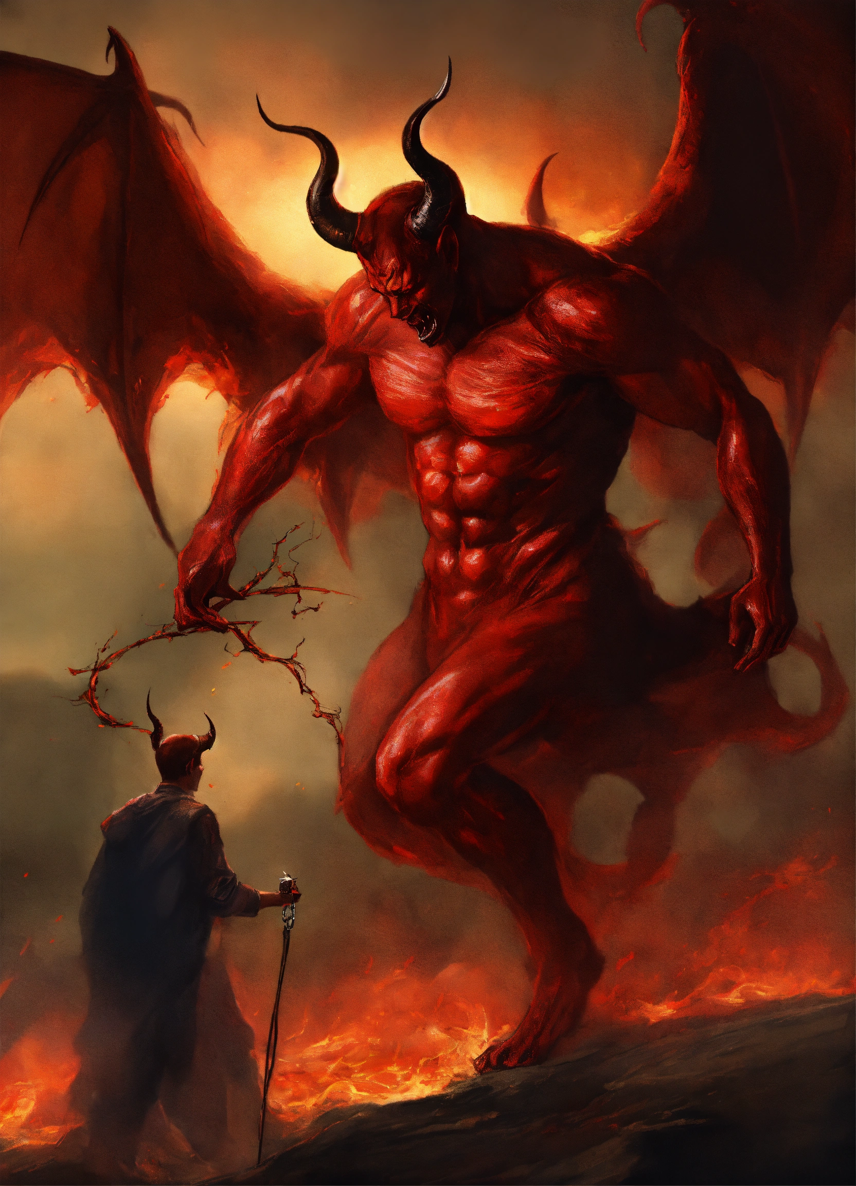 Lexica - Devil taking a human soul
