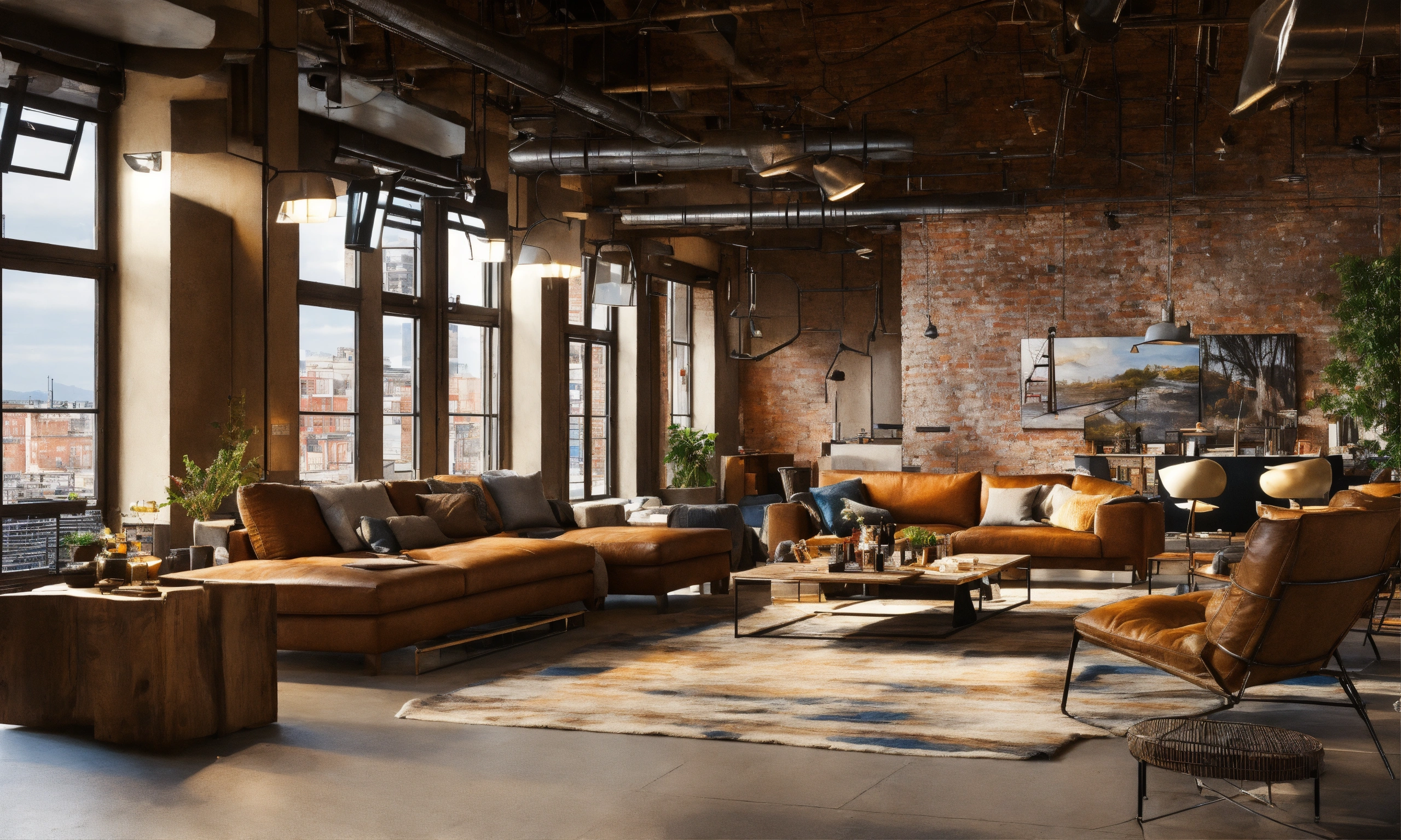 Lexica - Loft style in the interior Exhibition halls and galleries