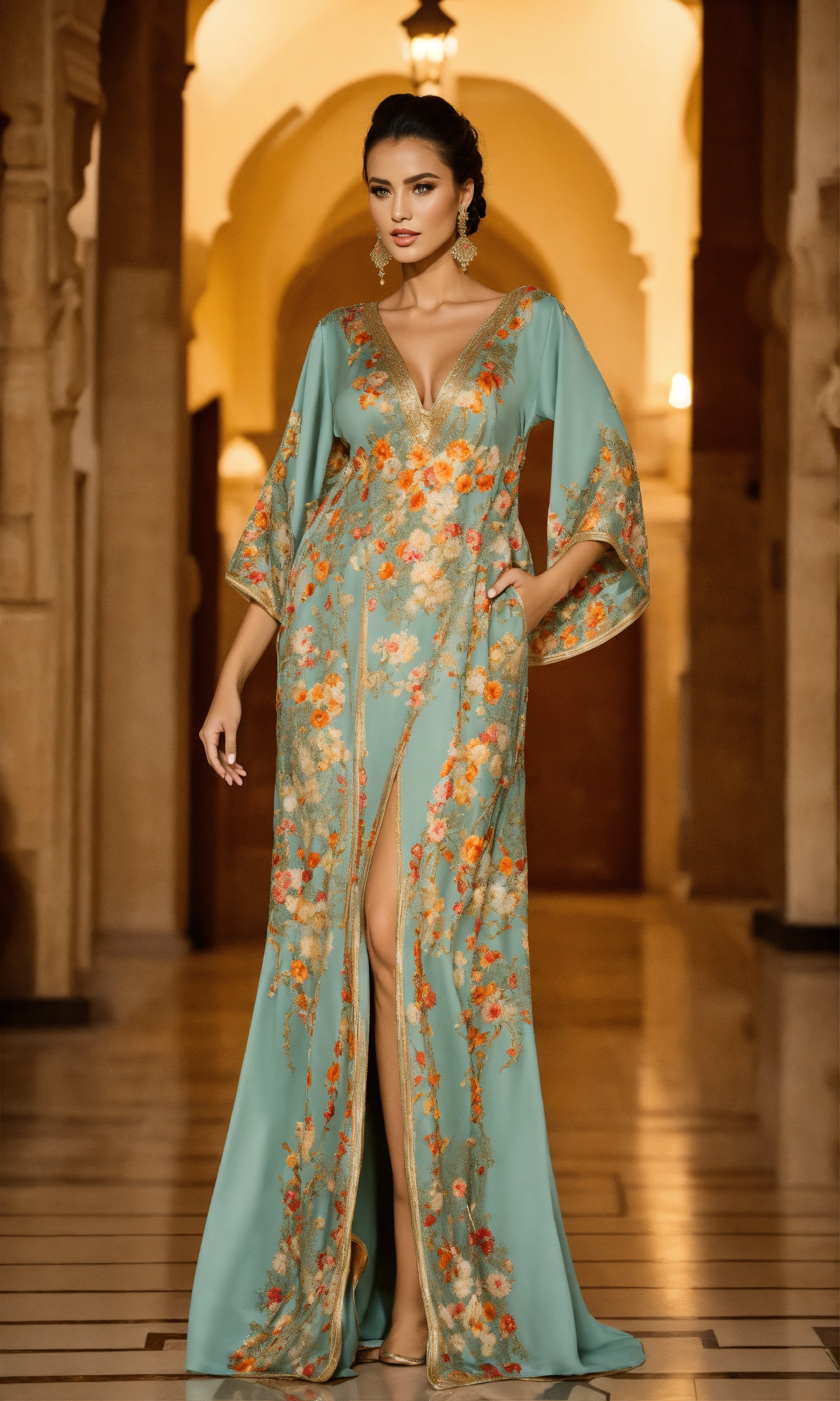 Lexica Caftan traditionnel morrocan style bustier without