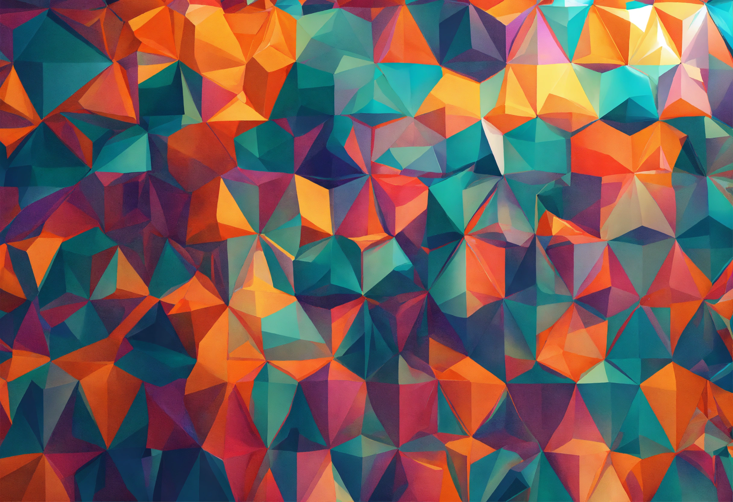 Lexica - 2d flat minimal wallpaper pattern, polygons and shapes, sharp ...