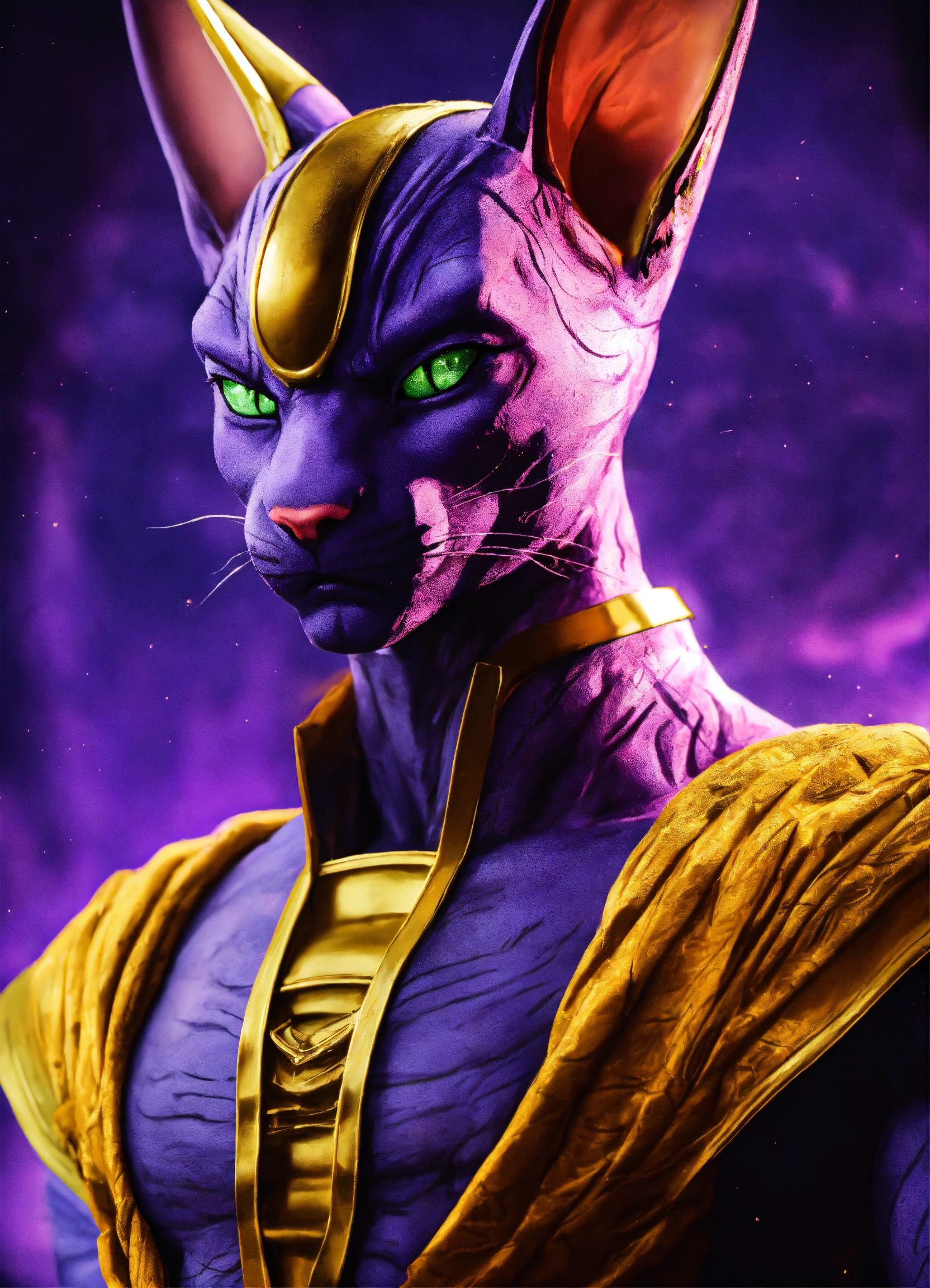 Lexica Lord Beerus in real life, high detail, complex, fantasy