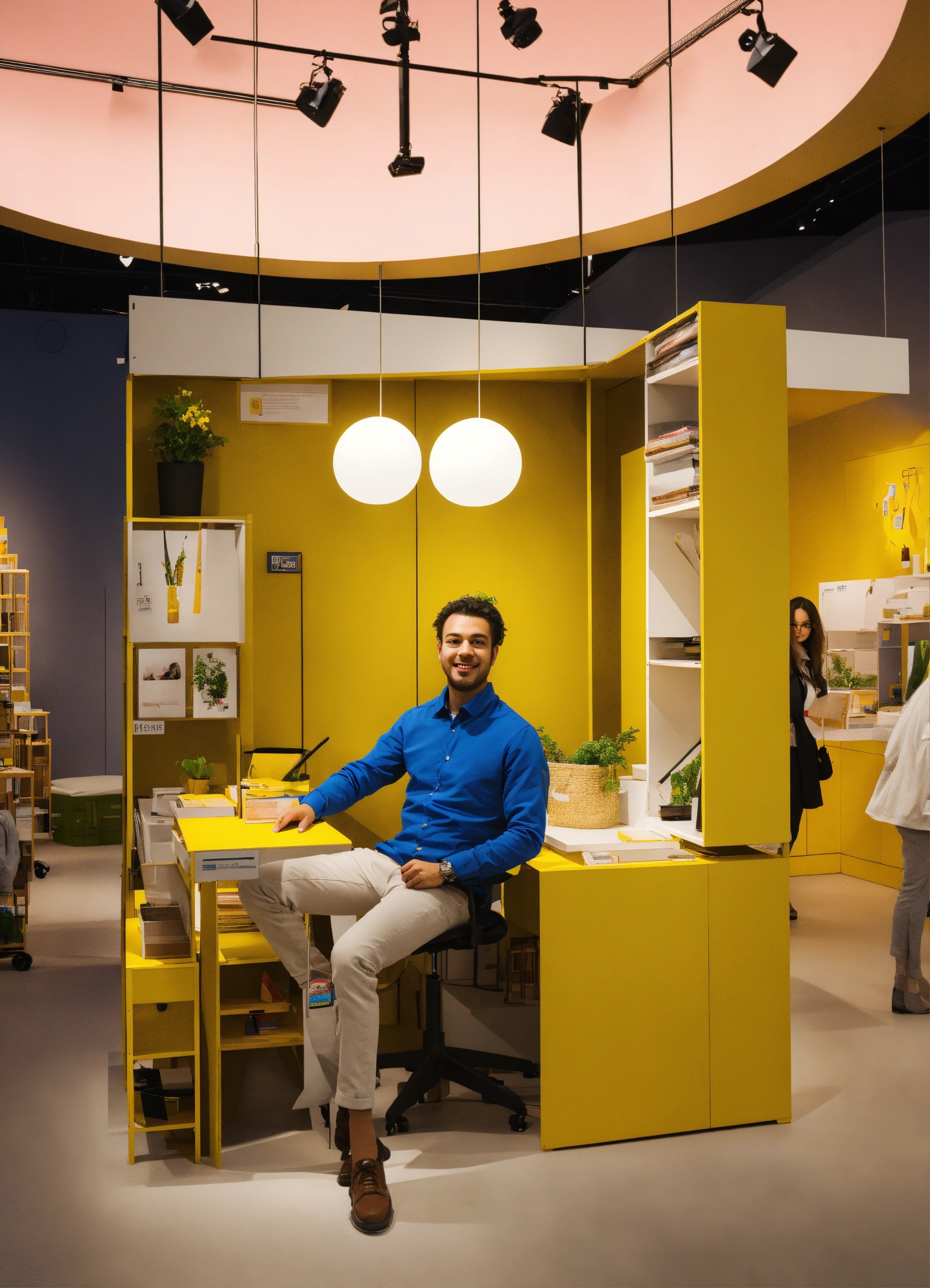 Lexica Sales assistant at ikea 3D art