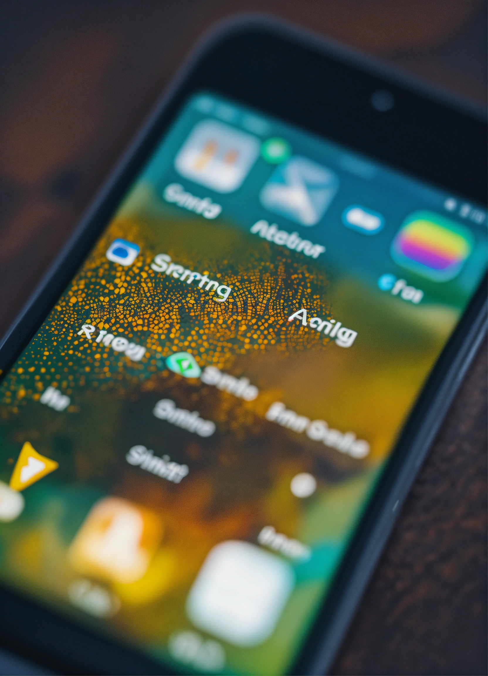 Lexica - A close up of a phone screen while texting.