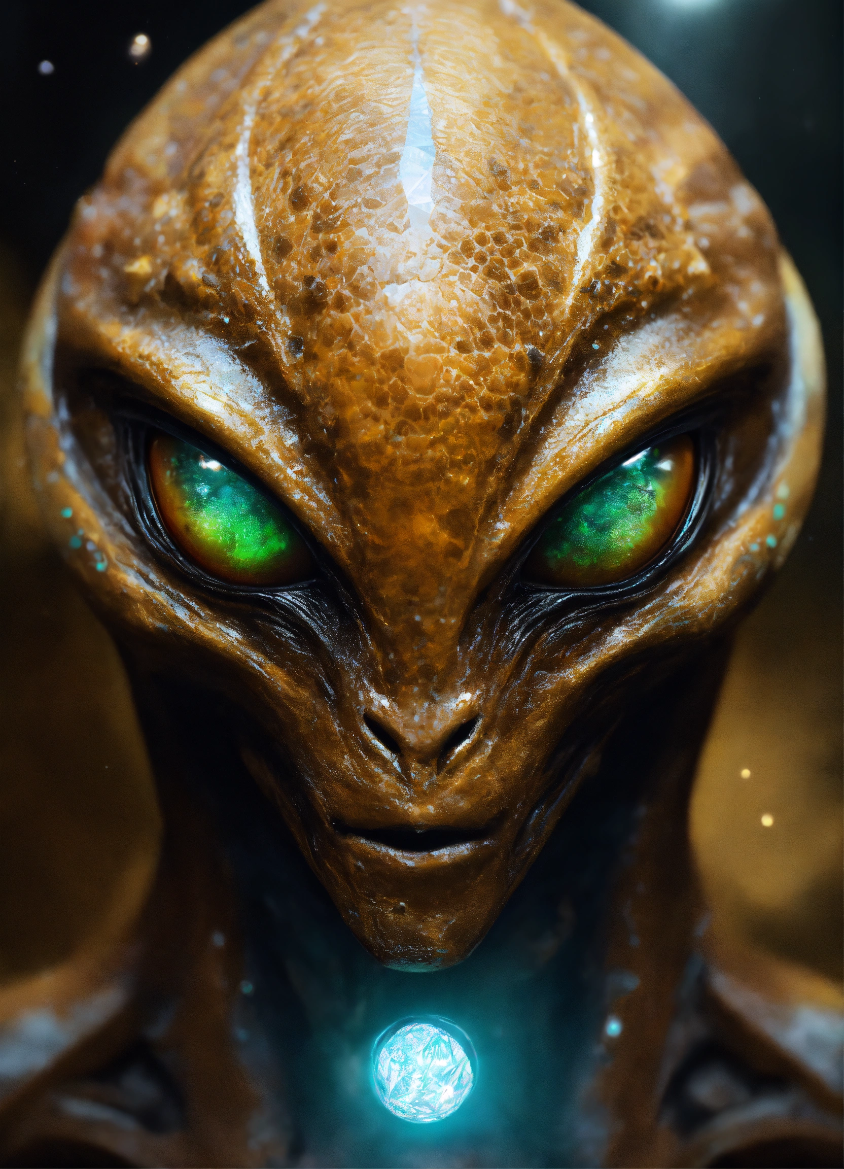 Lexica - The most striking feature of this alien is its eyes, which ...