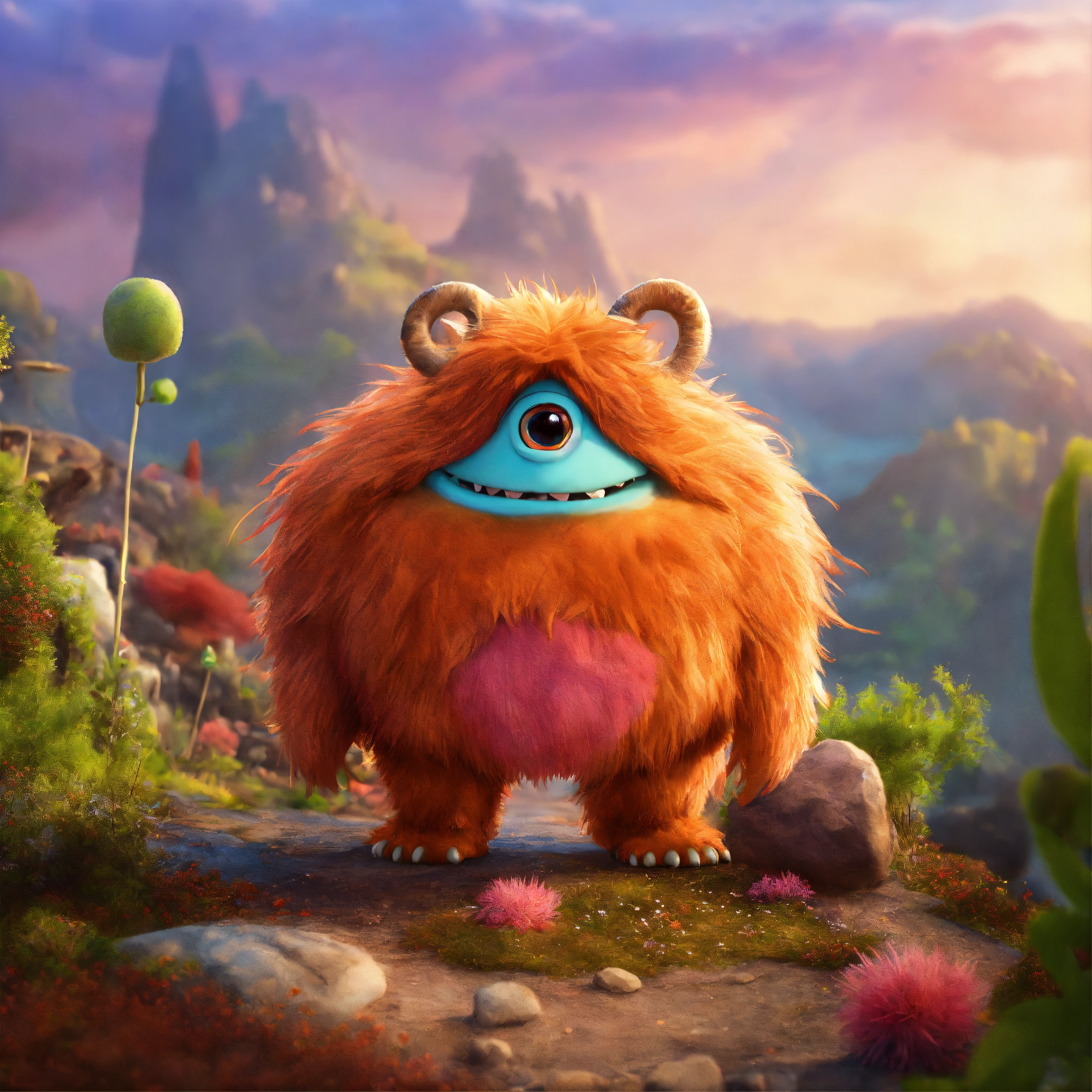 Lexica - A cute, furry monster kingdom, realistic, high quality ...