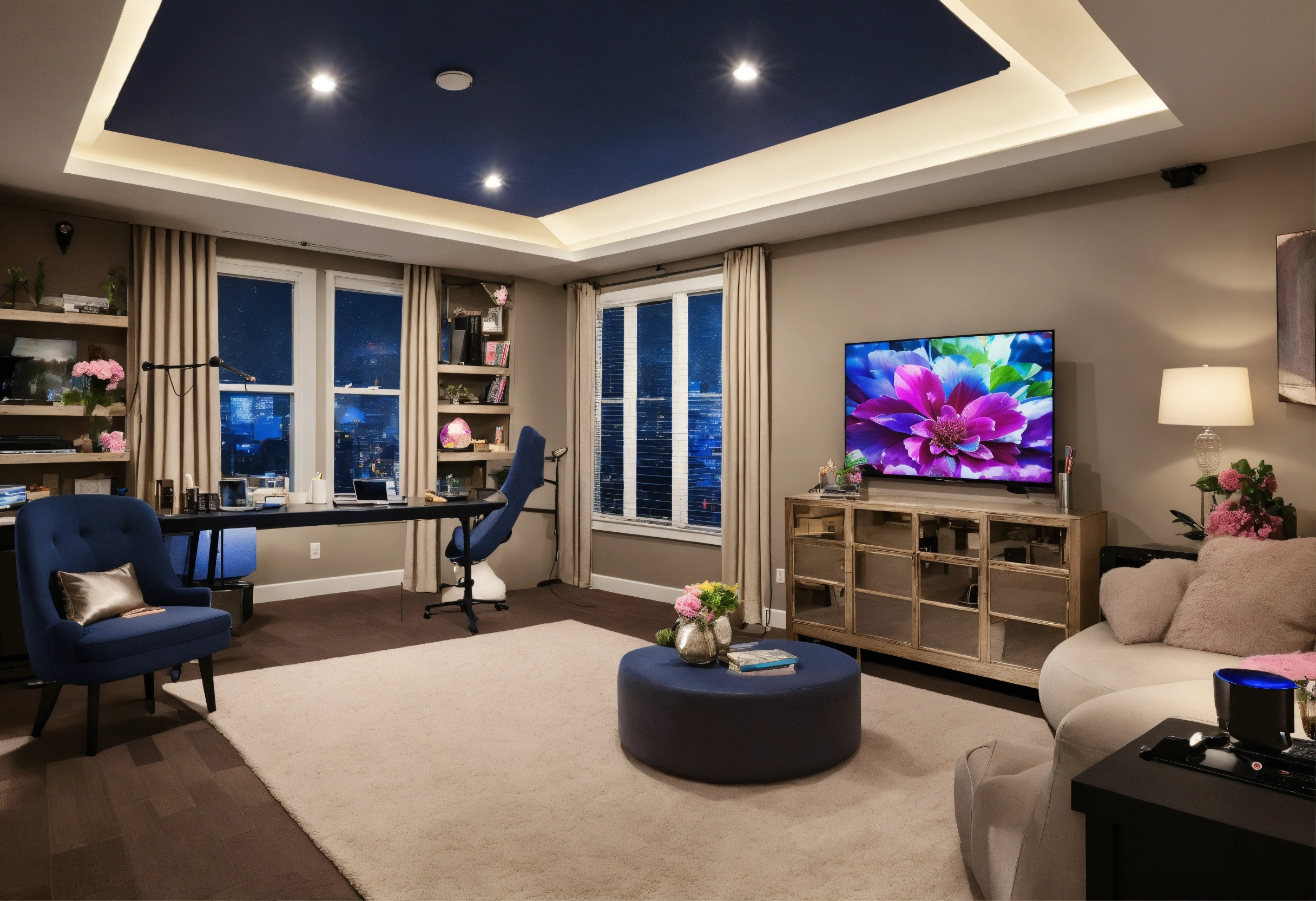 Lexica - Design inspiration for a diva den, feminine, 13.9'x19.3' room ...
