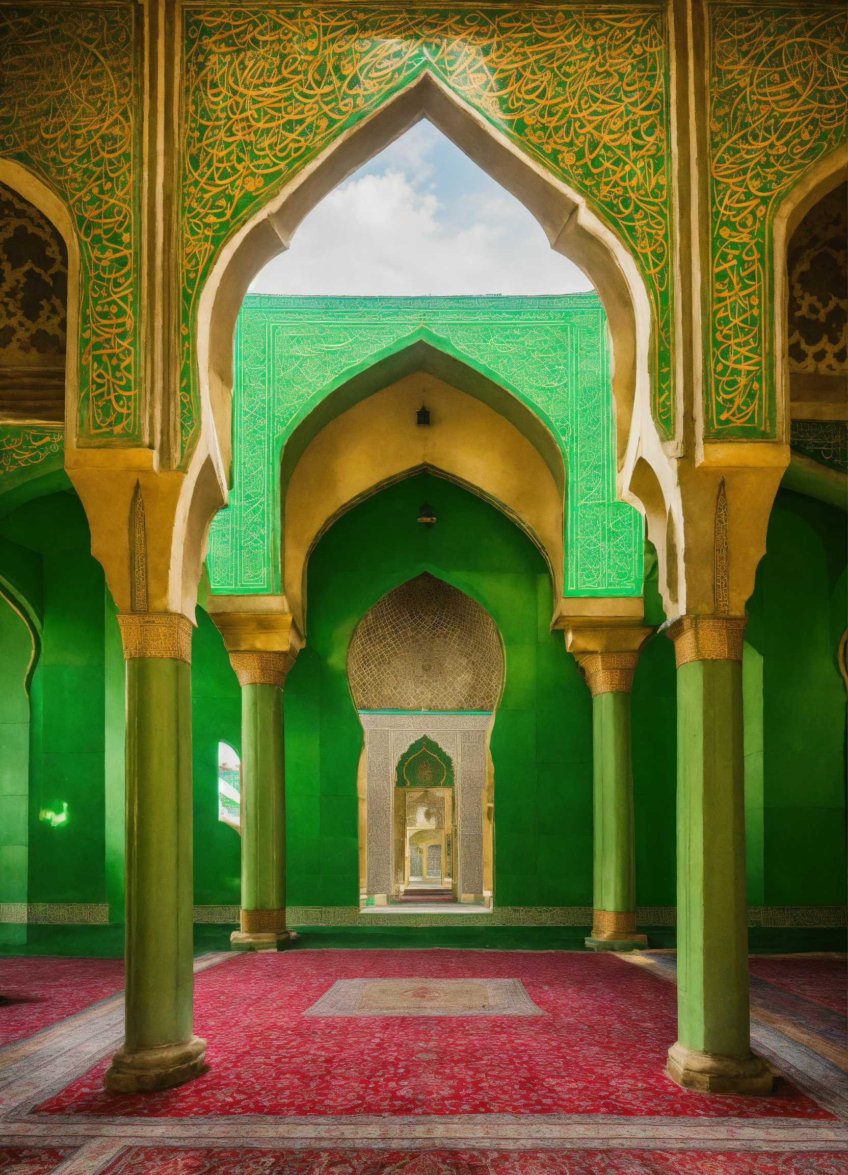 Lexica - Green color mosque