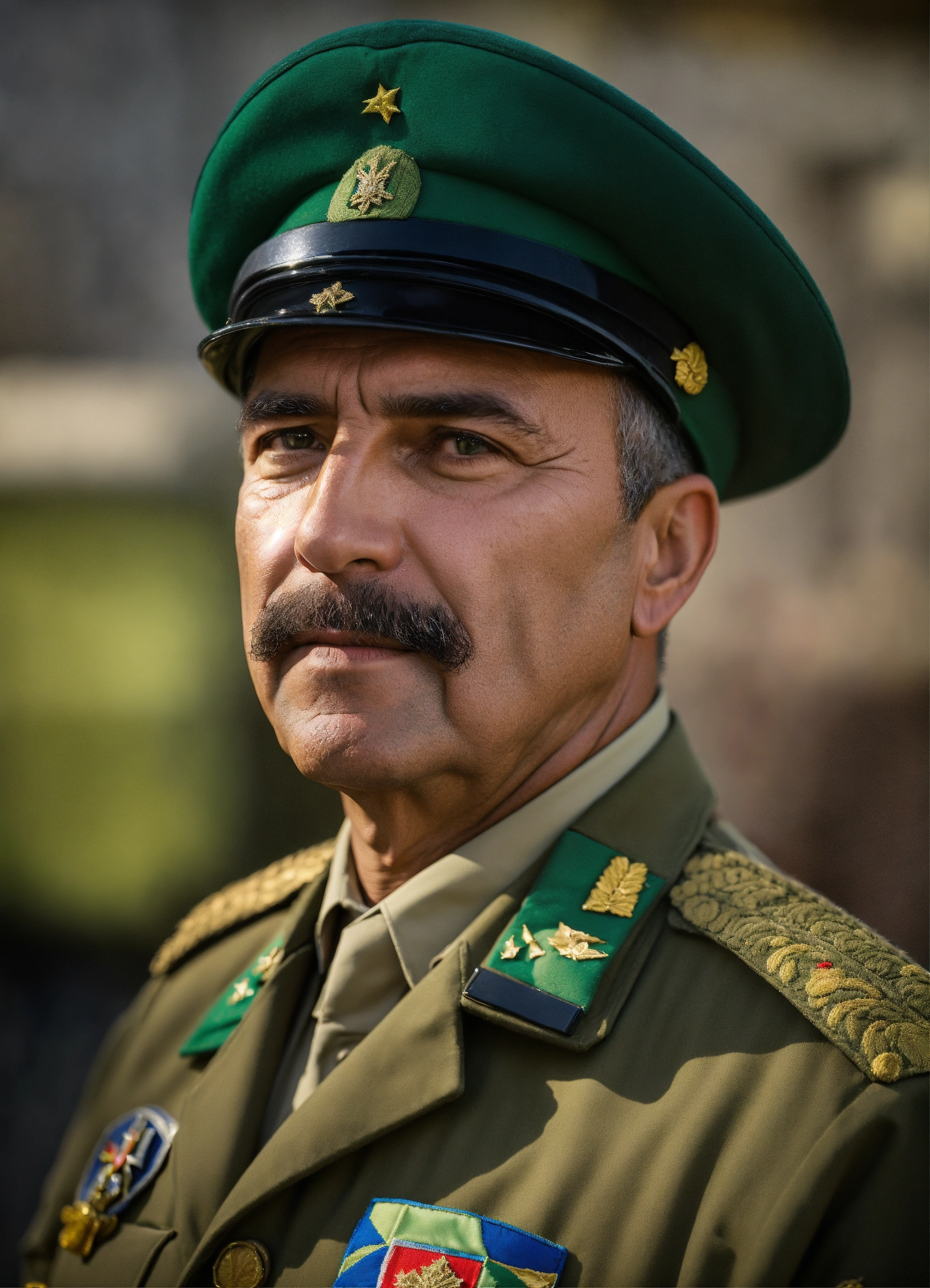 Lexica - Portrait of a Brazilian Army general a Caucasian, Western male ...