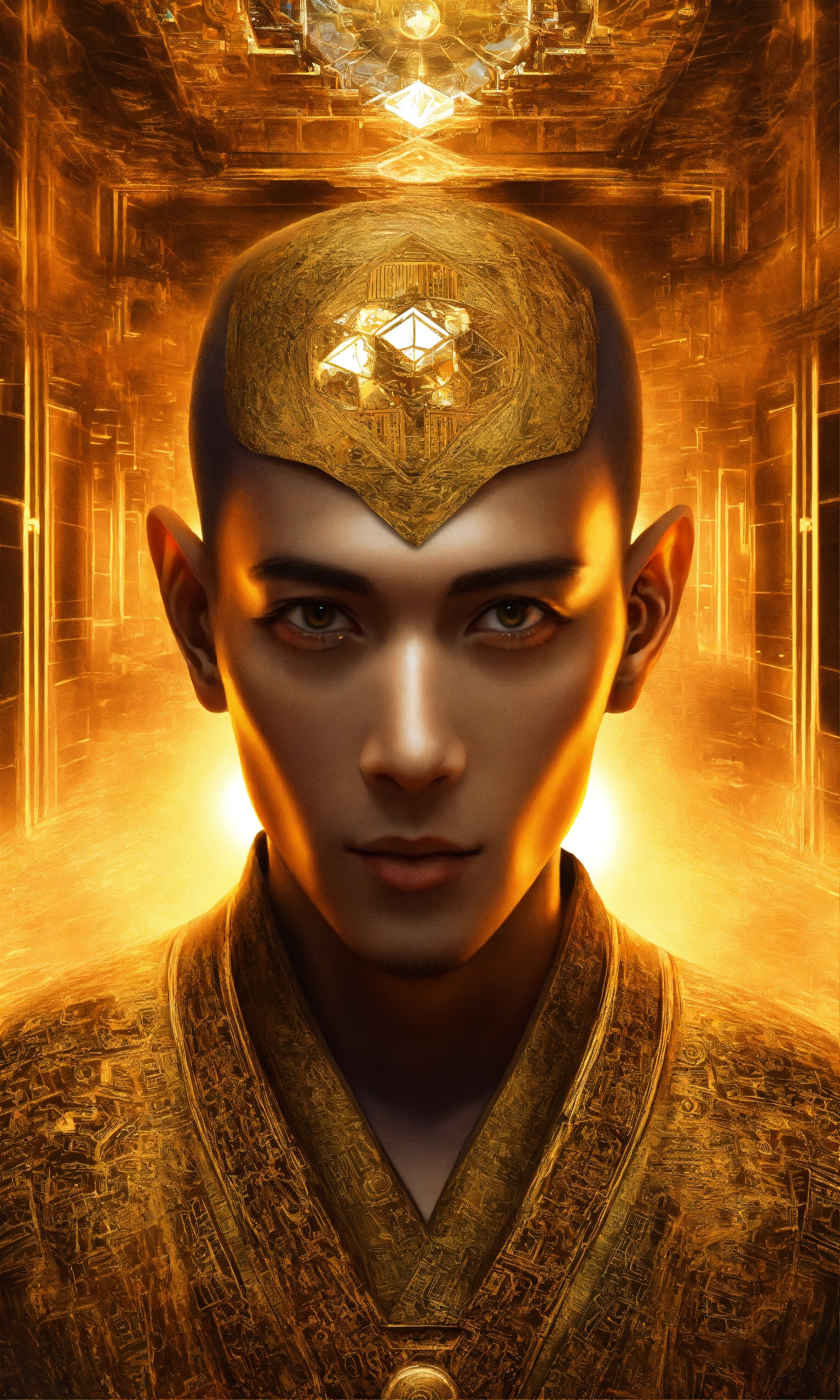 Lexica - Face Taoist christian monk tesseract hypercube fractal monk ...