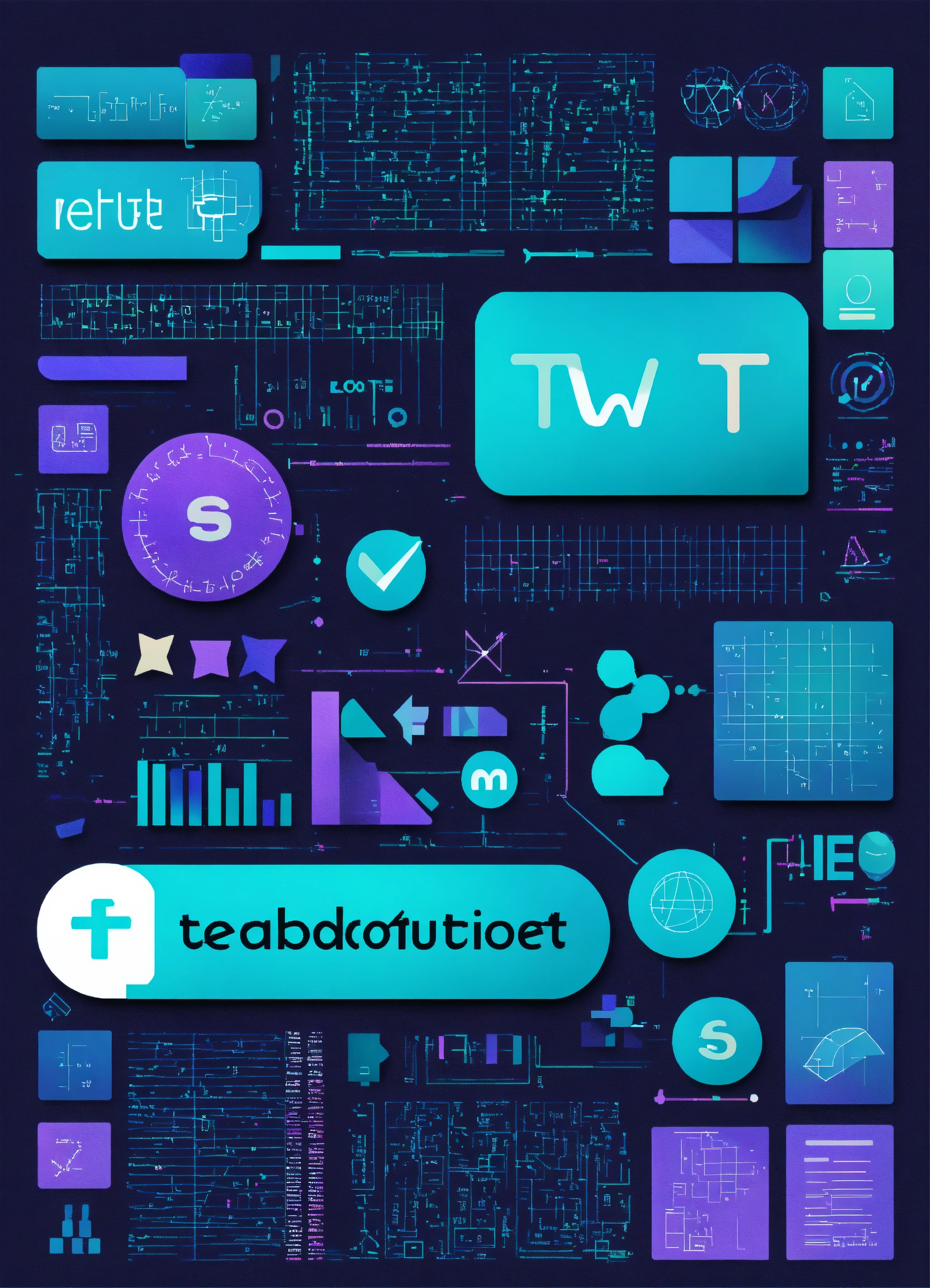 Lexica - Text vector icon that represents a collaborative effort in the ...