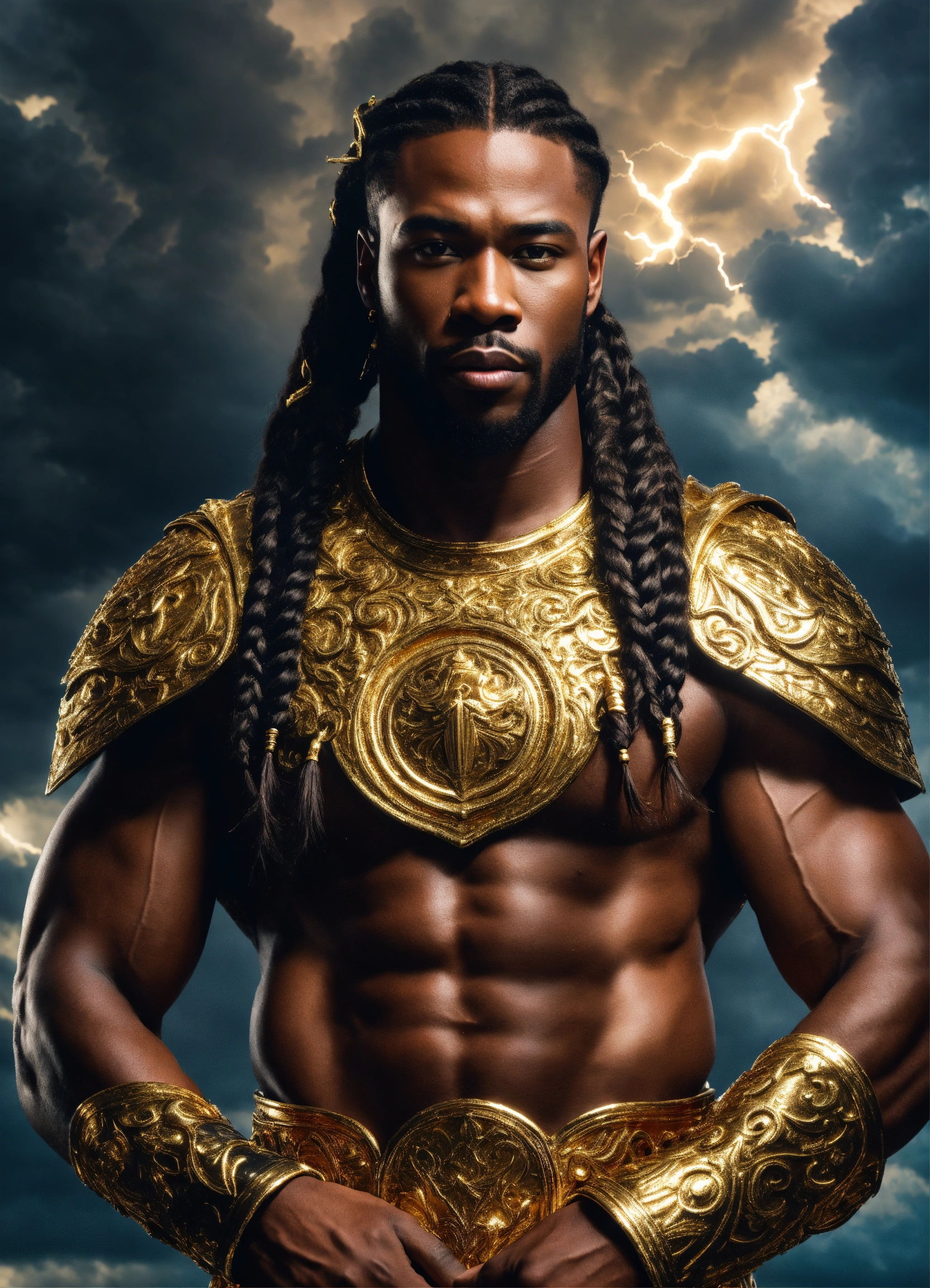 Lexica - Full body handsome black man, huge strong muscular handsome ...