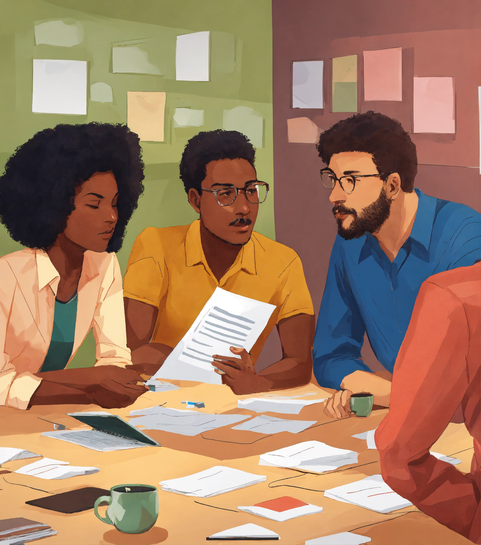 Lexica - Images of forward-thinking group discussions.