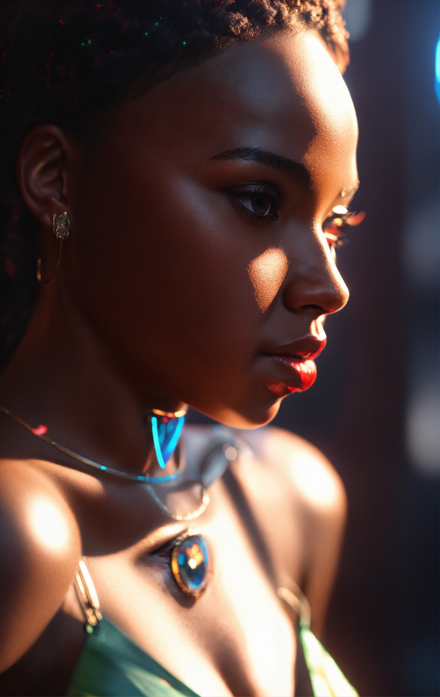 Lexica - Black woman, front face ,Trending on artstation, octane render ...