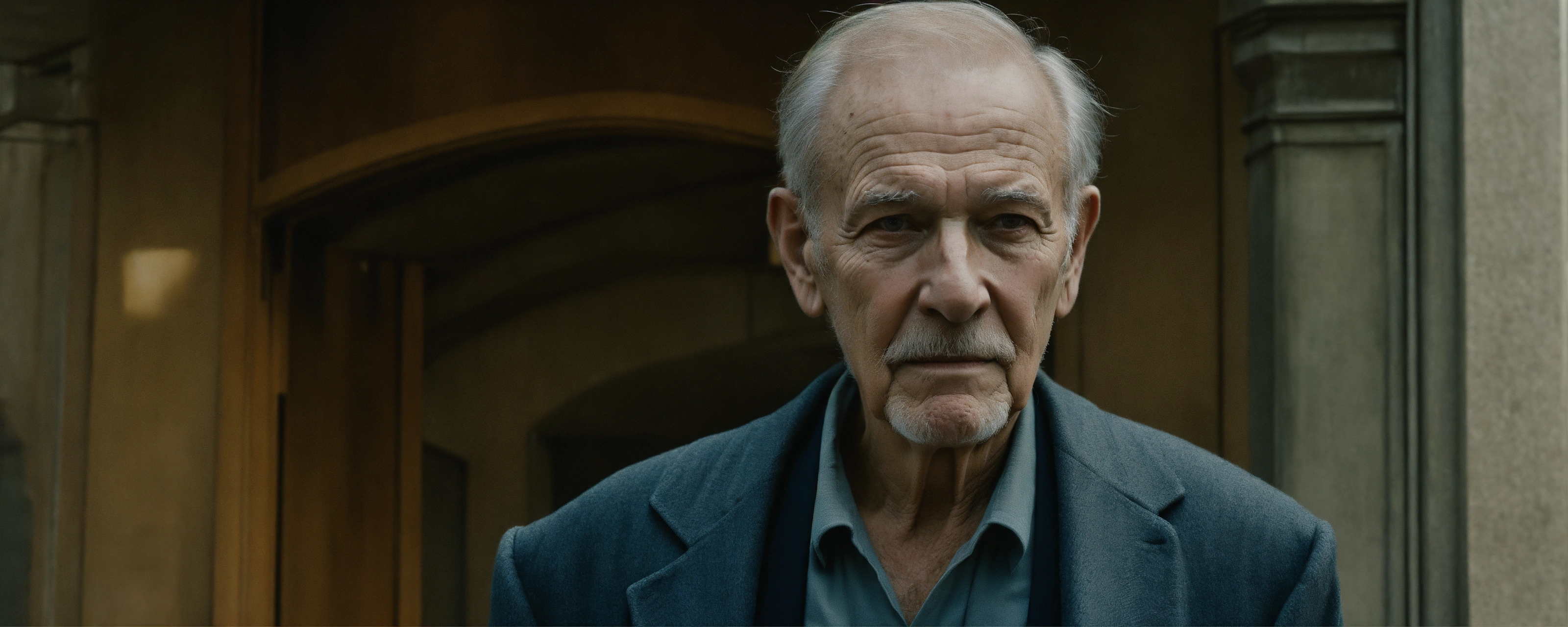 Lexica - Portrait of a very old man with no mustache, ethereal dreamy ...