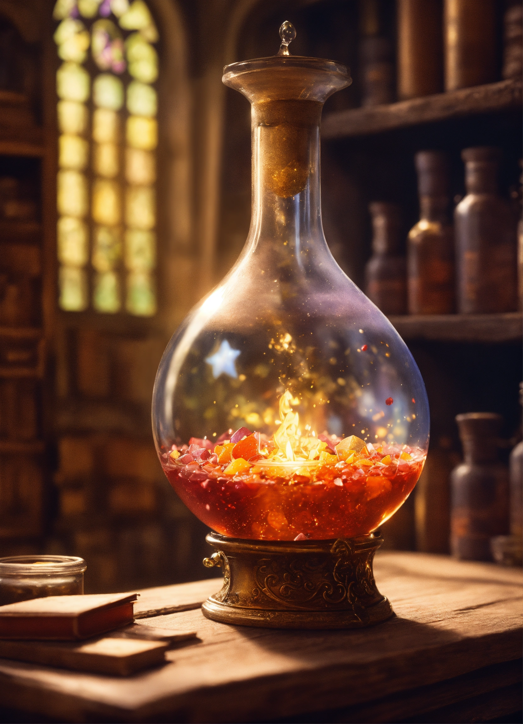 Lexica - A potion with an enchanter's enchantment at the magical academy.