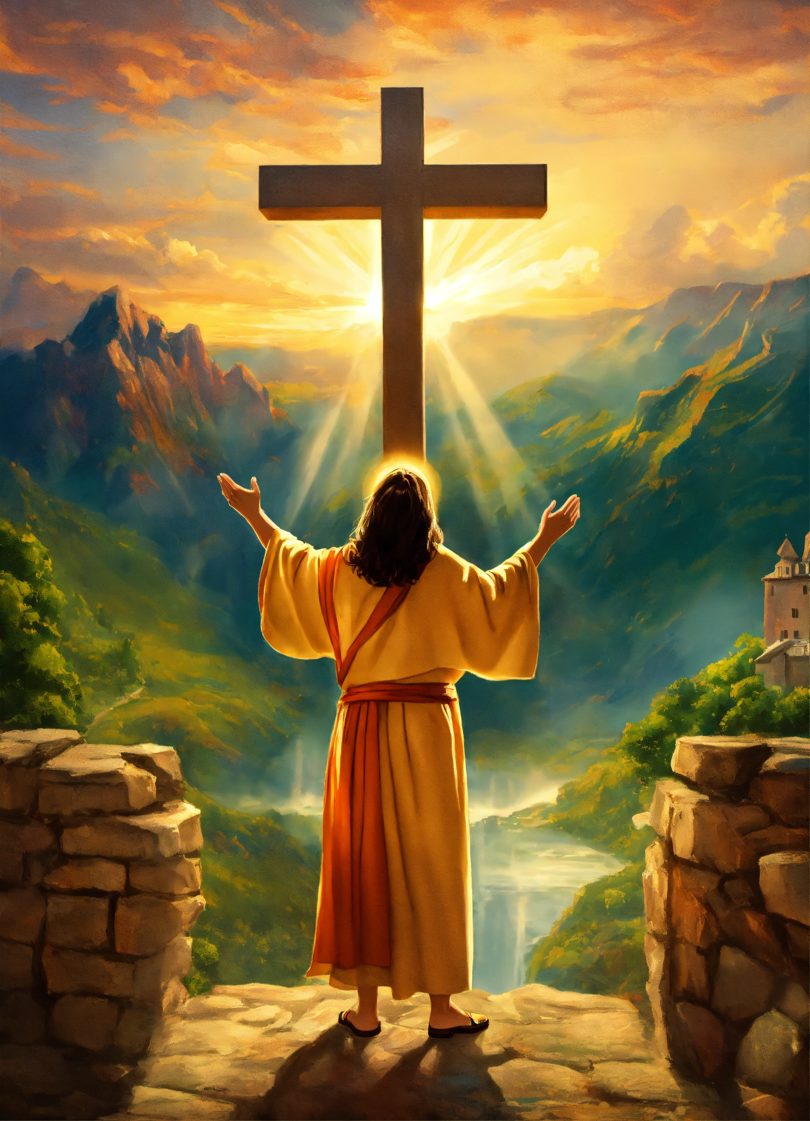 Lexica - Jesus christ spreading the word of god around the world