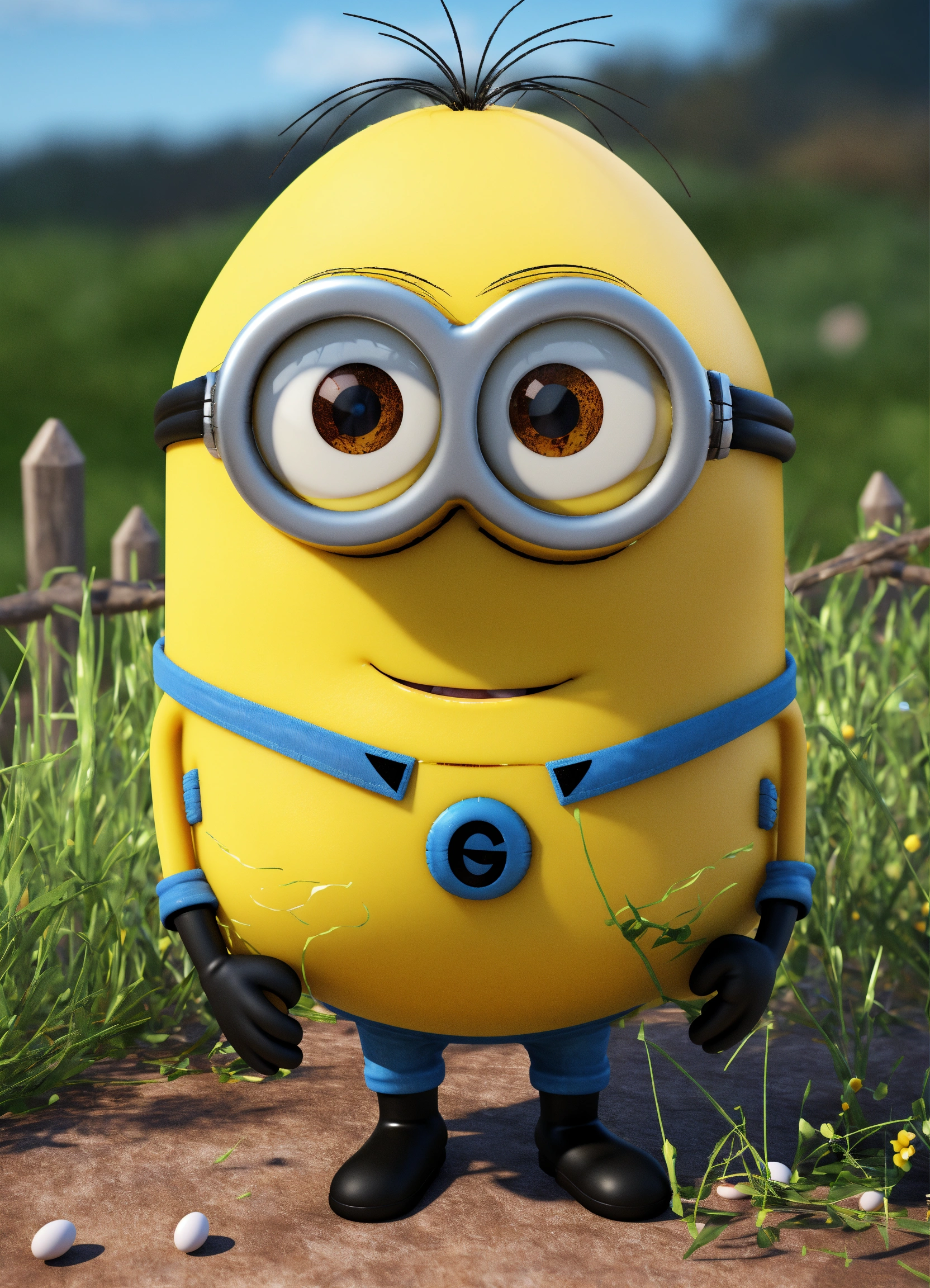 Lexica - Eggs Minion 3D model