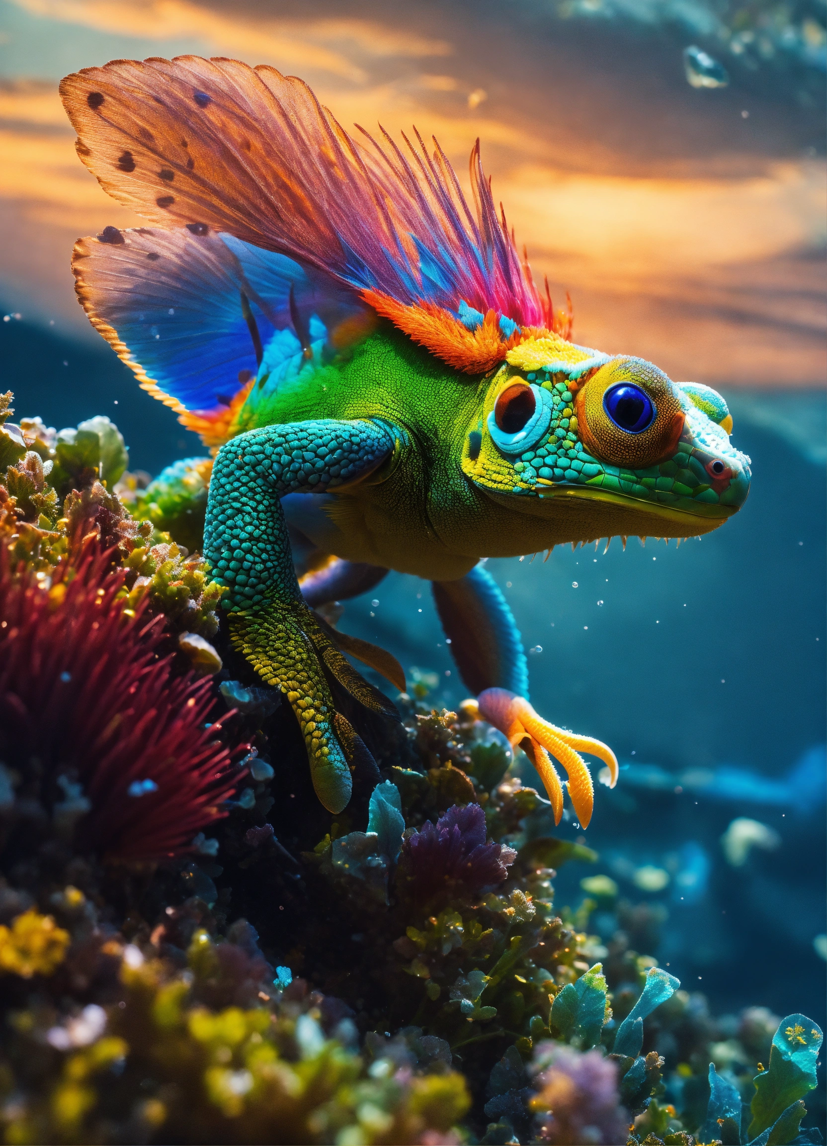 Lexica - Ultra beautiful colorful creatures in a beautiful world ...